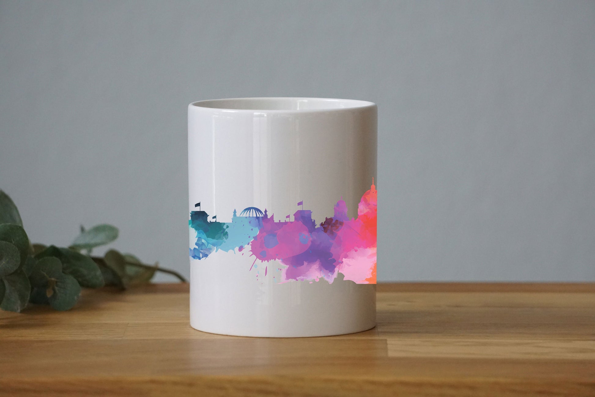 Aquarell Skyline Berlin - Tasse - Stadt - Hauptstadt - Städtetrip - Geschenk - Reise - Umzug - Souvenir - Deutschland