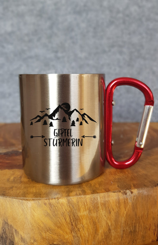 Camping Becher personalisiert - Geschenk für Camper - Geschenke für Frauen oder Männer - Camping Tasse - Camping Geschenk - Wohnmobil Tasse