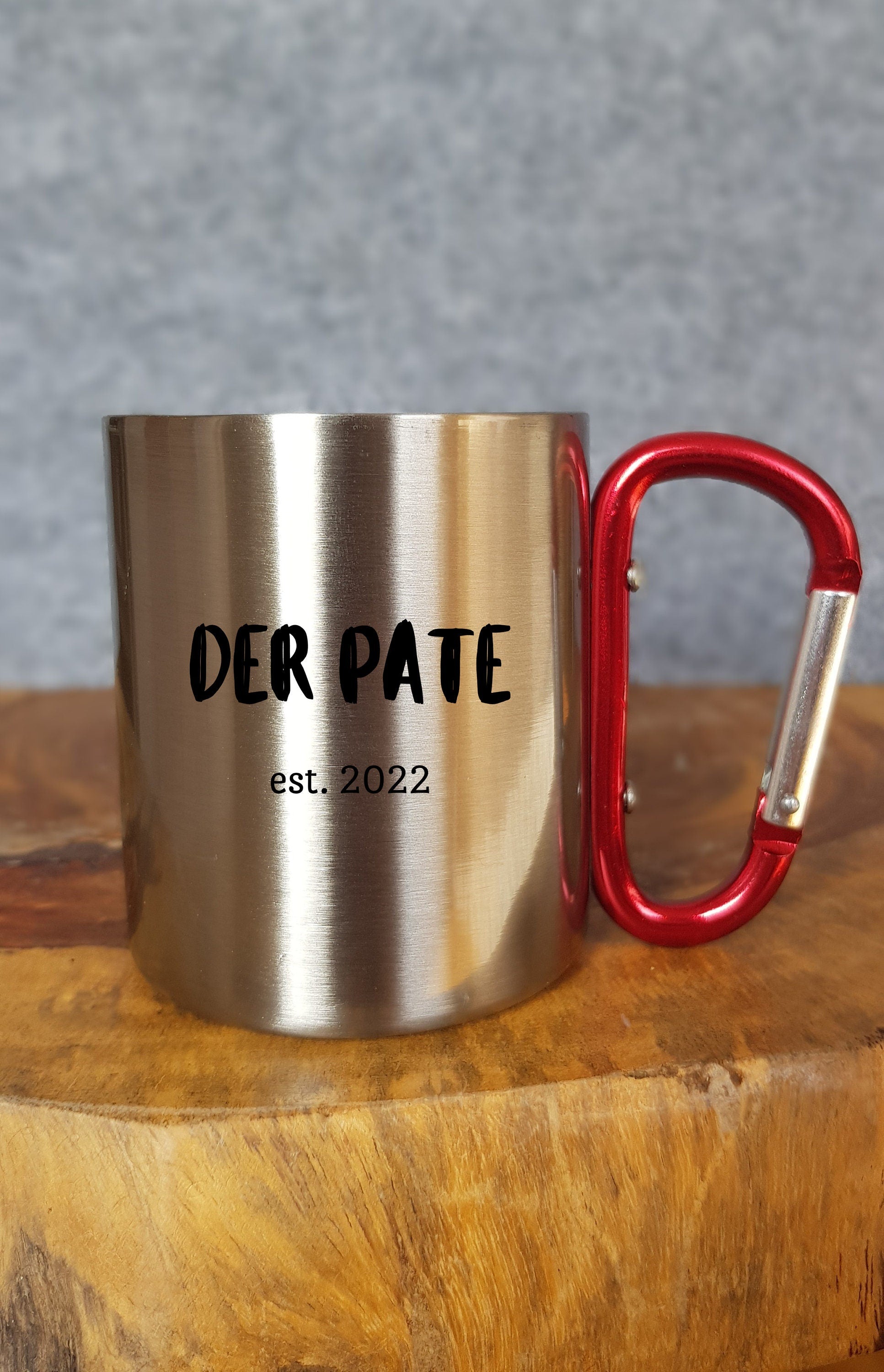 Der Pate - Patenonkel - Tasse - Jahreszahl - 2022 - Taufe - Geschenk - Paten - Bruder - Freund - Taufpate - personalisiert - mit Name