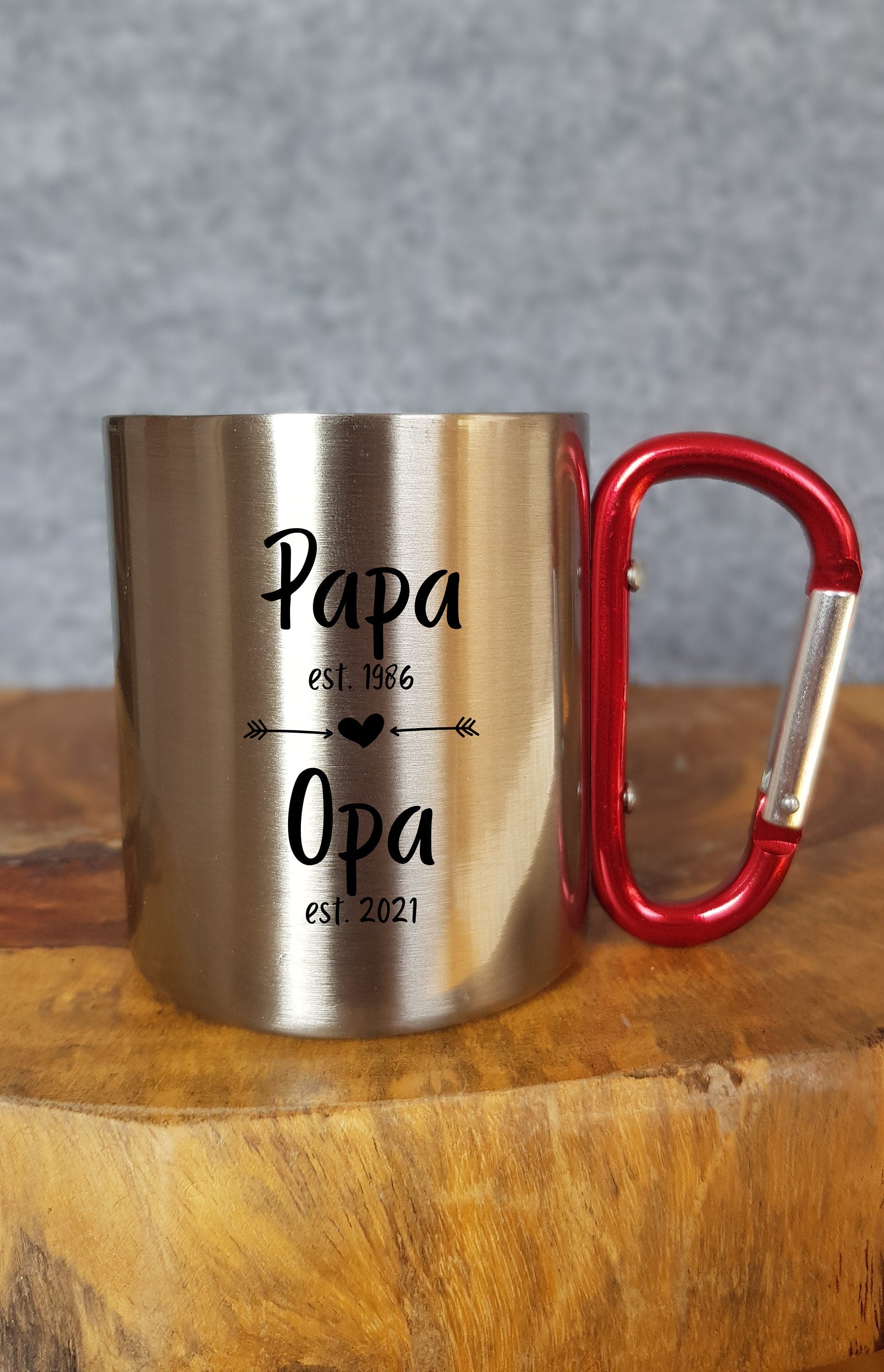Tasse Mama Oma Tochter Geschenk Schwangerschaft personalisiert verschiedene Farben/Jahreszahlen