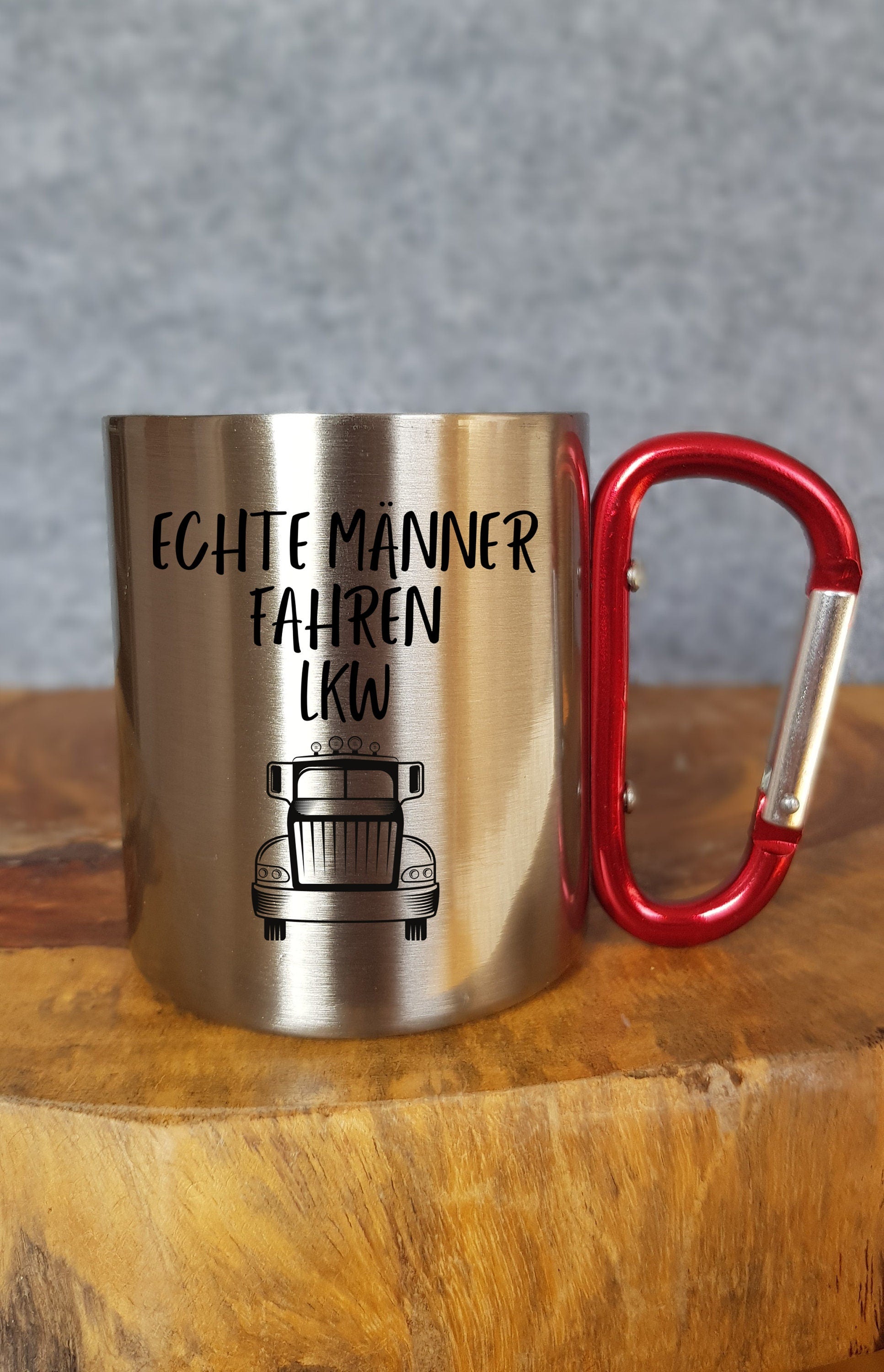 LKW - Geschenk - Reisen - Keramik - Emaille - Edelstahl - LKW fahren - Outdoor - Tour - Papa - Opa - Freund