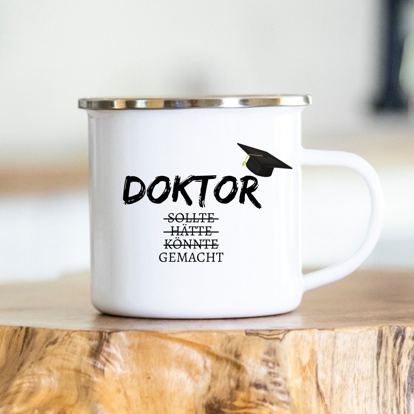 Master Bachelor Doktor Geschenk Tasse personalisiert Prüfung bestanden Geschenk Abschluss