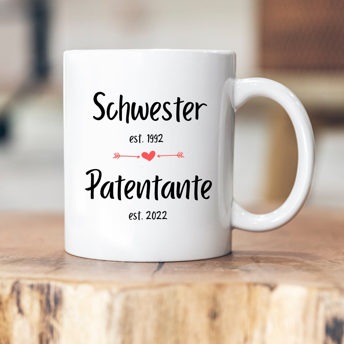 Personalisierbare Tasse - Geburt - Baby - Pate - Patenonkel - Patentante - Opa - Oma