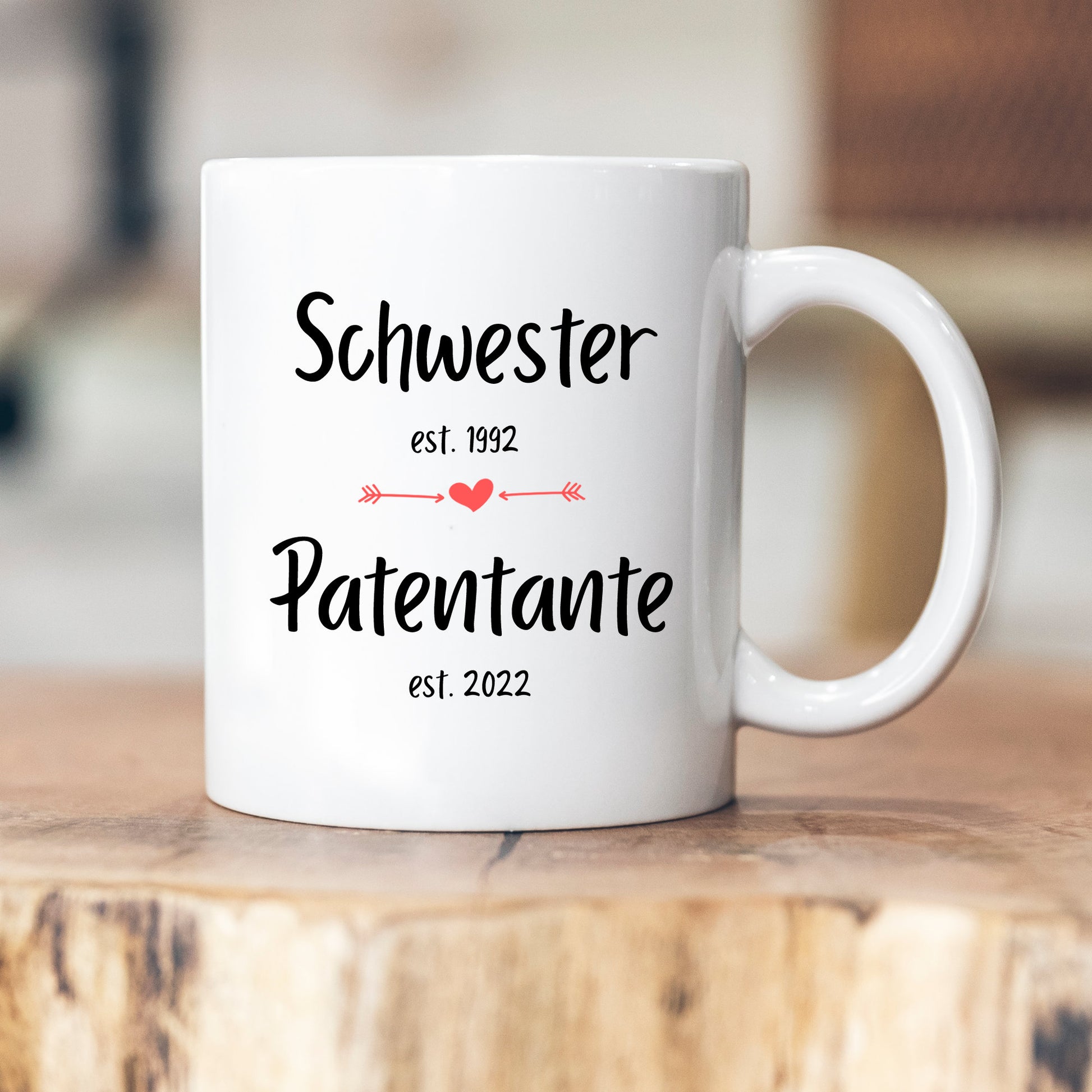 Personalisierbare Tasse - Geburt - Baby - Pate - Patenonkel - Patentante - Opa - Oma