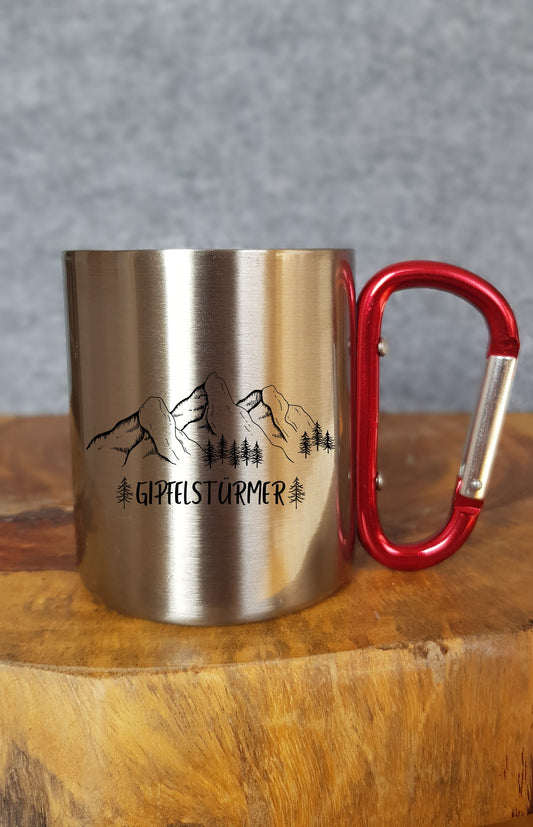 Camping Becher personalisiert - Geschenk für Camper - Geschenke für Frauen oder Männer - Camping Tasse - Camping Geschenk - Wohnmobil Tasse