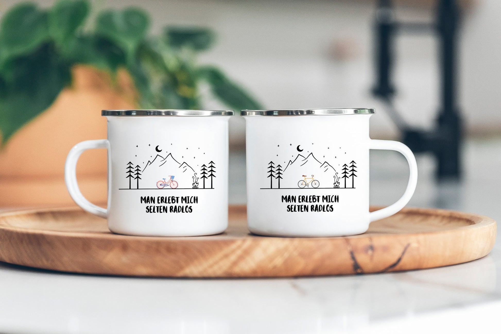 Man erlebt mich selten radlos - Tasse - Geschenk - Fahrradfahrer - Triathlon - Kollege - Freund - Fahrrad - Fahrradingenieur - Ingenieur