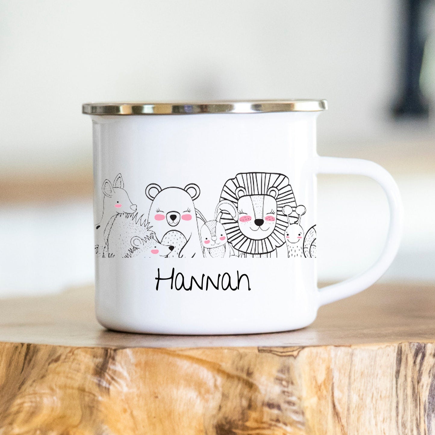 Emaille Tasse Personalisiert Einschulung Geschenk Kinderbecher Kita Kindergarten Kinder Geschenk