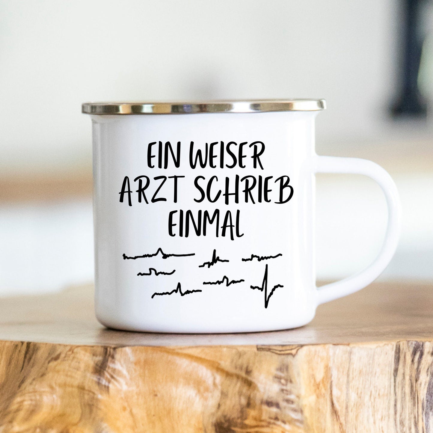 Personalisierbare Tasse - Ein weiser Arzt schrieb einmal... - Geschenk - Kaffeetasse - Arzt - Ärztin - Zahnarzt - Zahnärztin - Krankenhaus