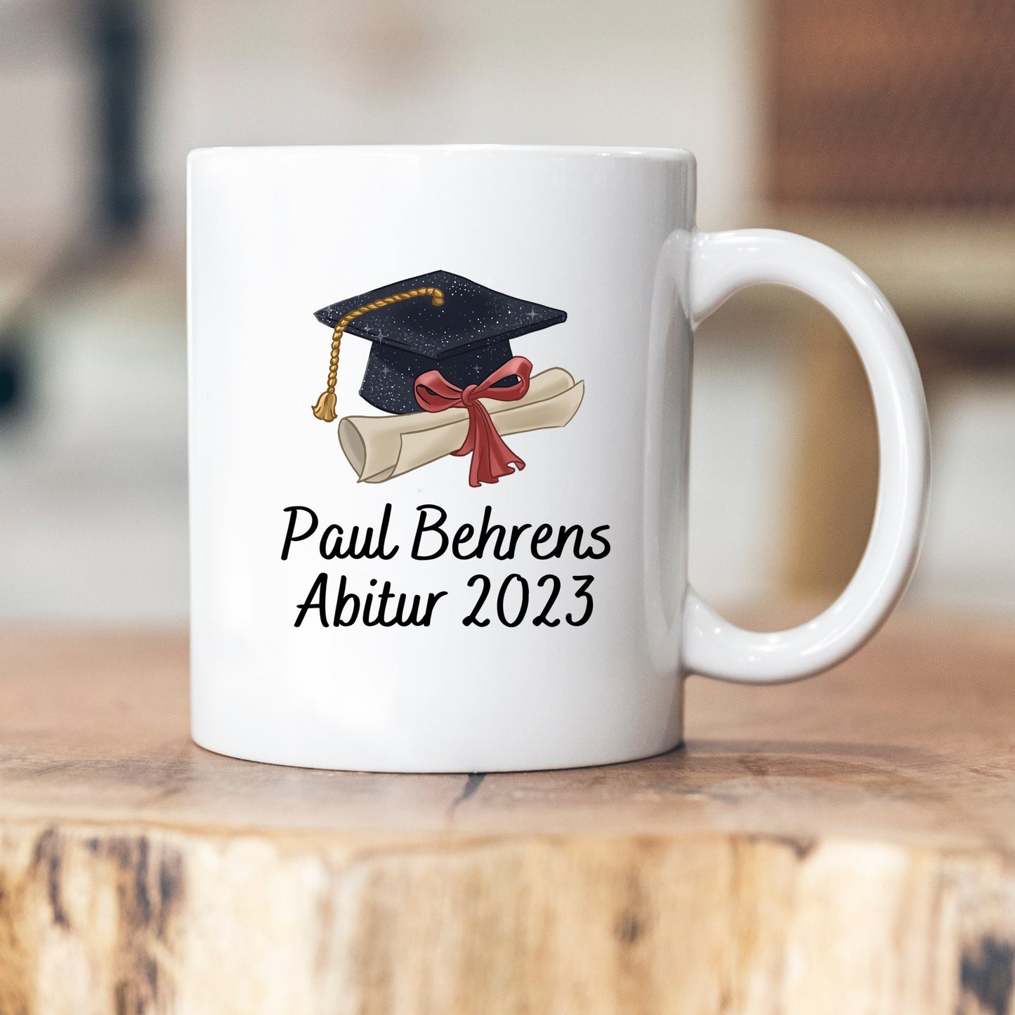 Tasse Abitur 2023 - Personalisierbare Tasse - Abitur - Abi - Schule - Schüler - Geschenk - Geschenkidee - Mädchen - Junge -Schulabschluss
