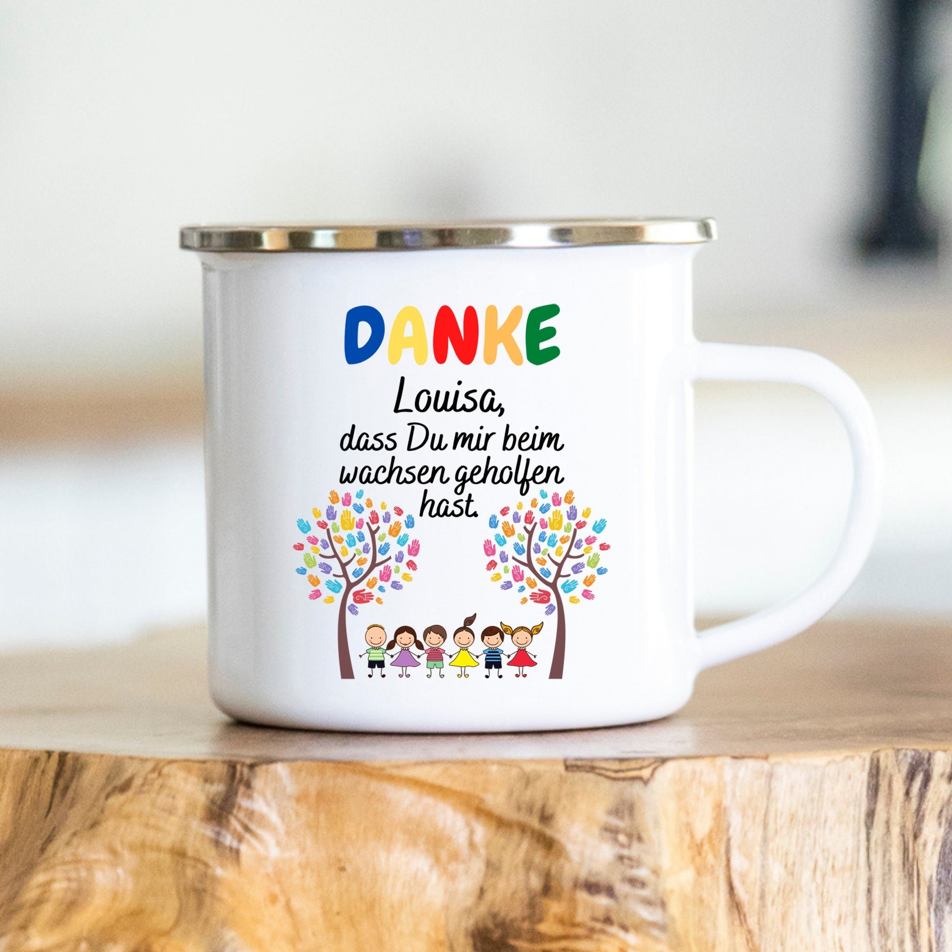 Tasse - Geschenk für Erzieherin - Tagesmutter - Hebamme - Keramik - Abschiedsgeschenk - Danke Geschenk - Geburtstagsgeschenk - Mama - Oma
