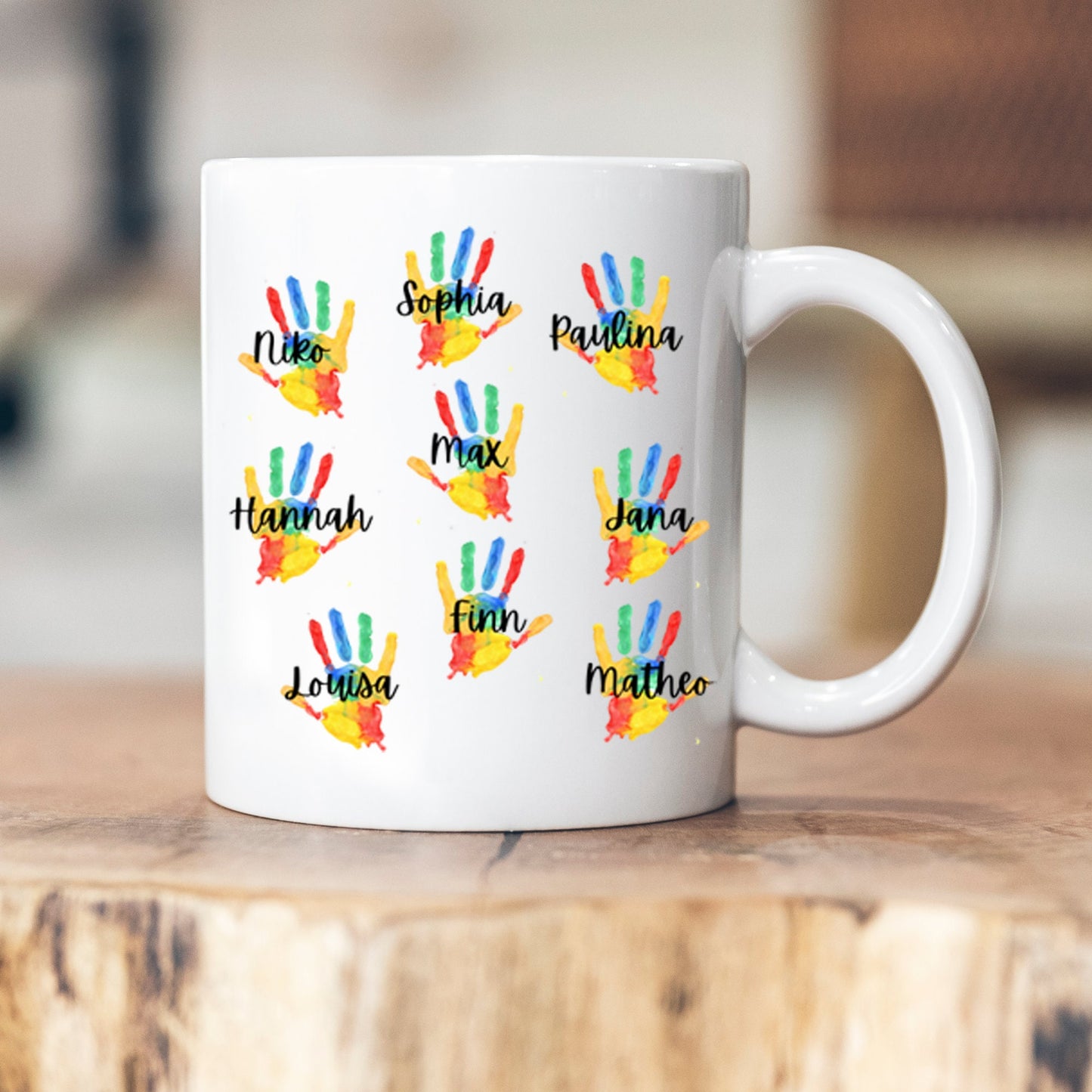 Personalisierbare Tasse - Erzieherin - Dankeschön - Abschiedsgeschenk - Emaille - Keramik - Geschenk - Tagesmutter