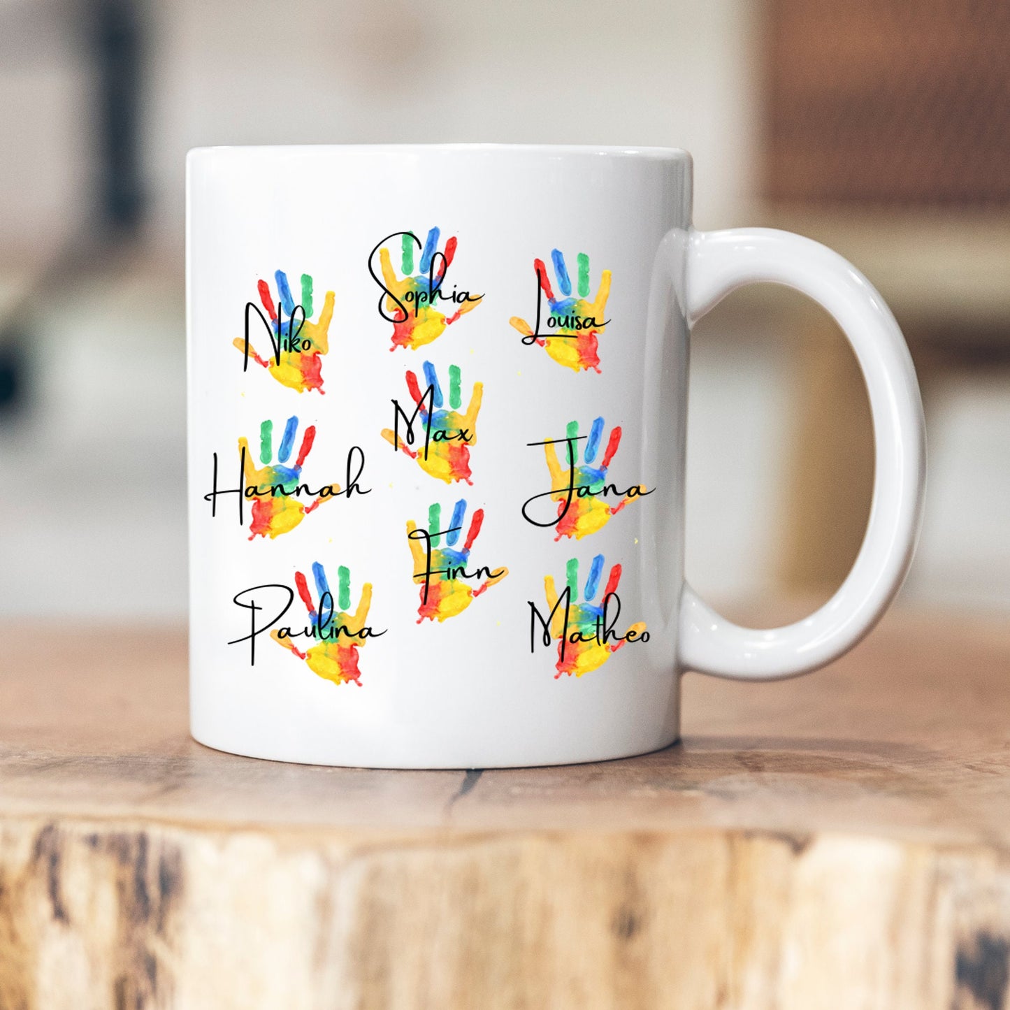 Personalisierbare Tasse - Erzieherin - Dankeschön - Abschiedsgeschenk - Emaille - Keramik - Geschenk - Tagesmutter