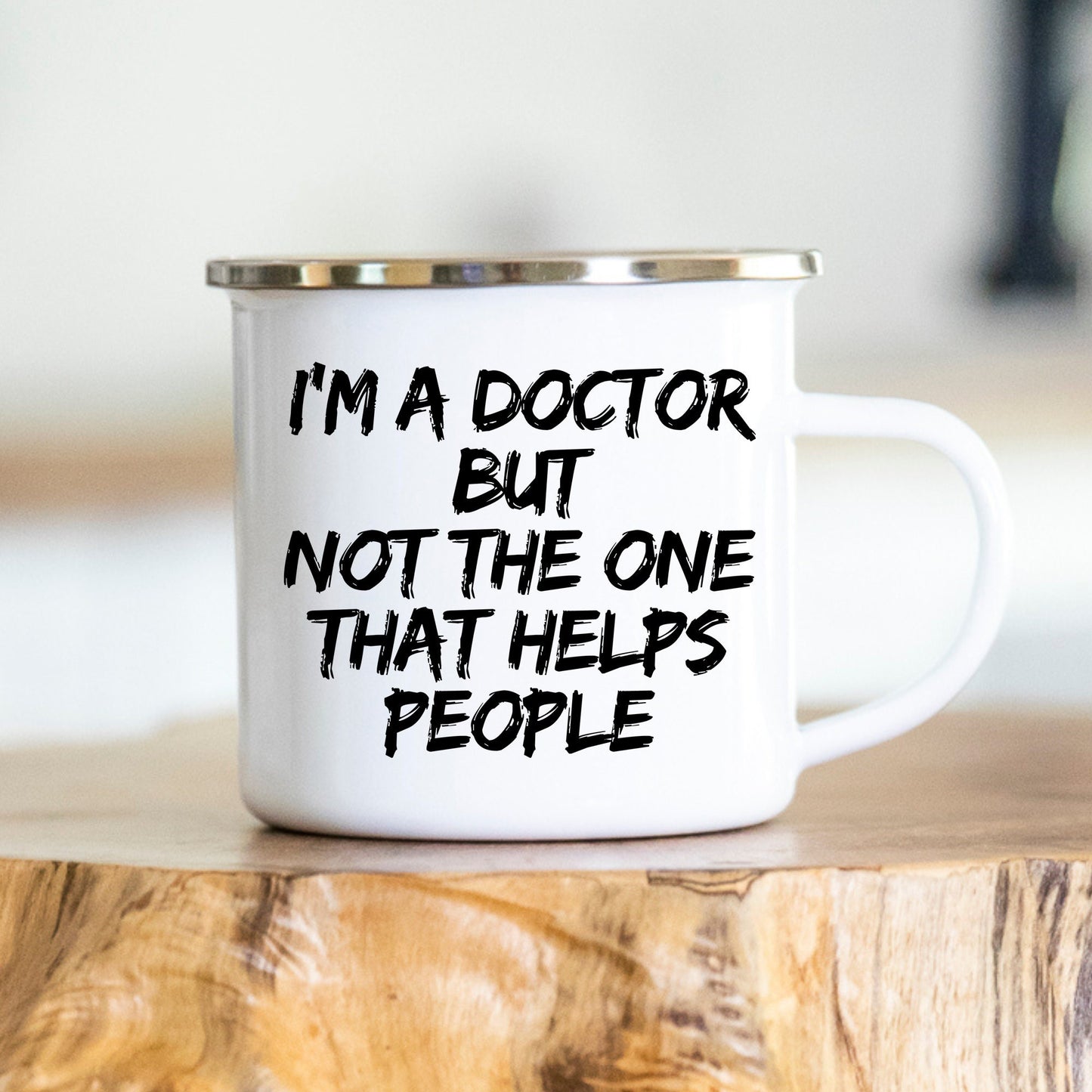 I am a doctor but not the one that helps people - Personalisierbare Tasse - Mug - Doktor - pdh. - Dr. - Abschluss - Promotion - Dissertation