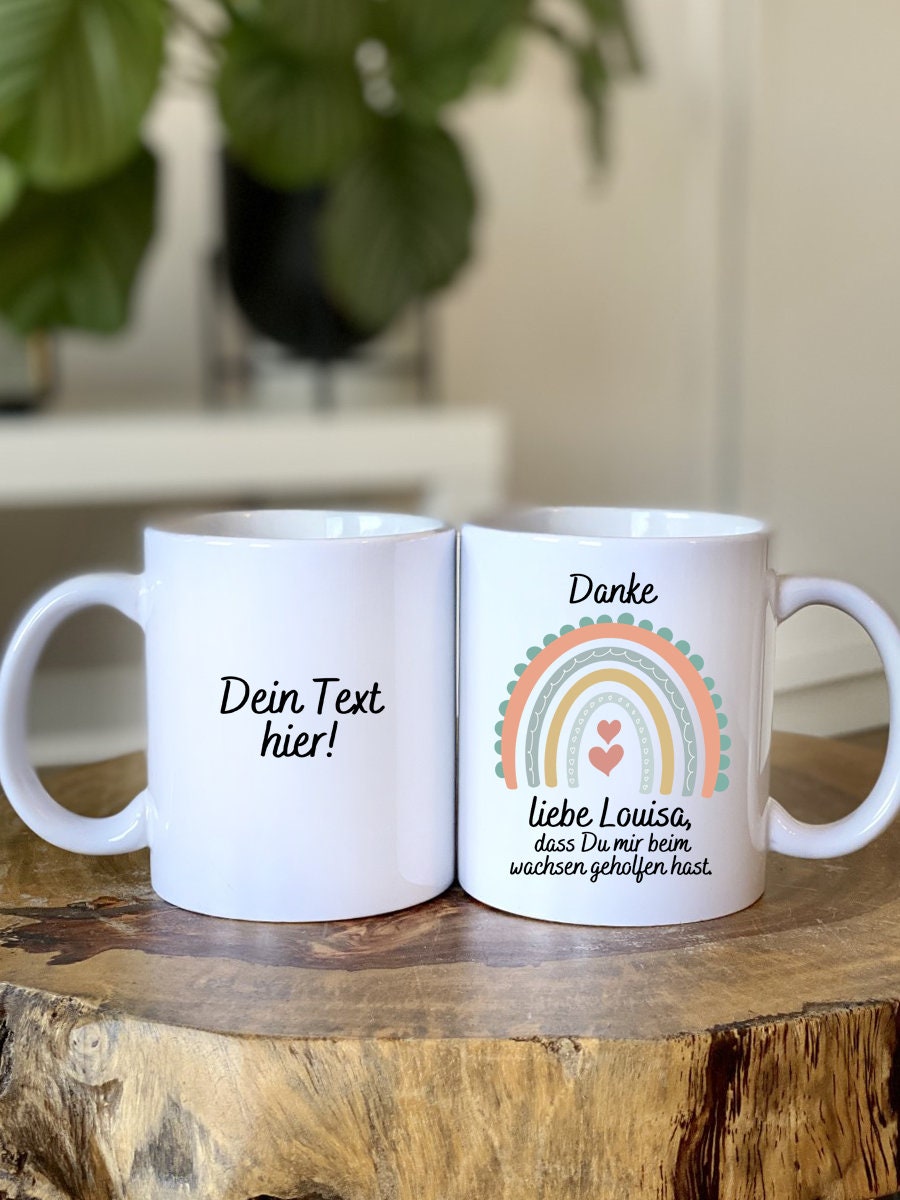 Tasse - Geschenk für Erzieherin - Tagesmutter - Hebamme - Keramik - Abschiedsgeschenk - Danke Geschenk - Geburtstagsgeschenk - Mama - Oma
