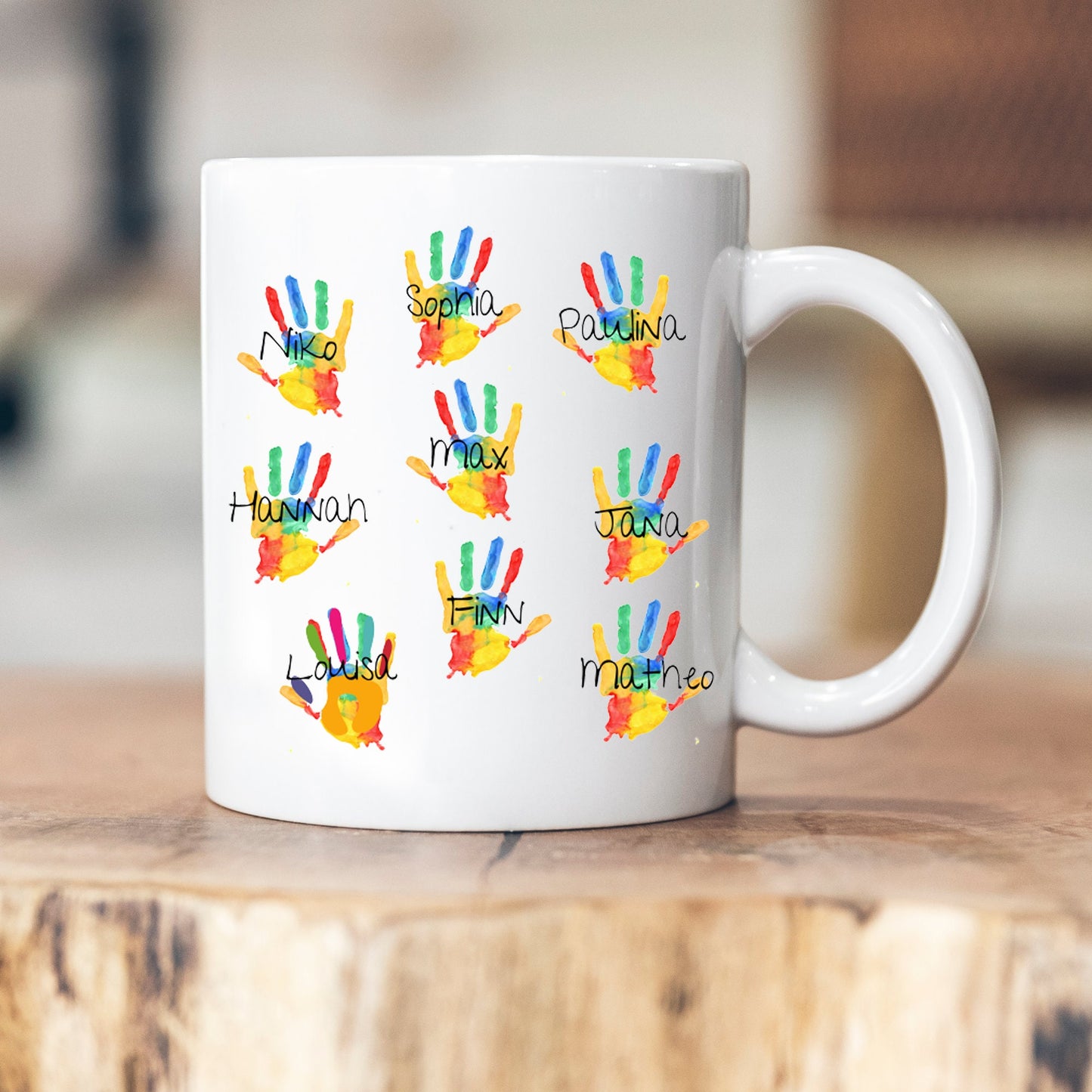 Personalisierbare Tasse - Erzieherin - Dankeschön - Abschiedsgeschenk - Emaille - Keramik - Geschenk - Tagesmutter