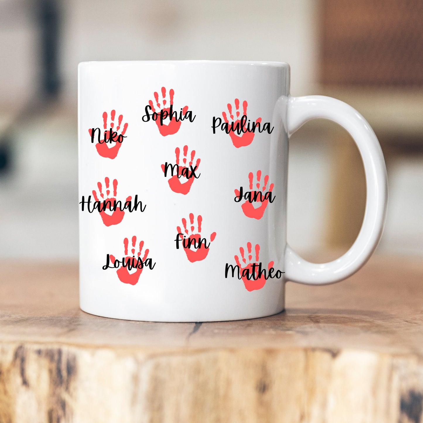 Personalisierbare Tasse - Erzieherin - Dankeschön - Abschiedsgeschenk - Emaille - Keramik - Geschenk - Tagesmutter