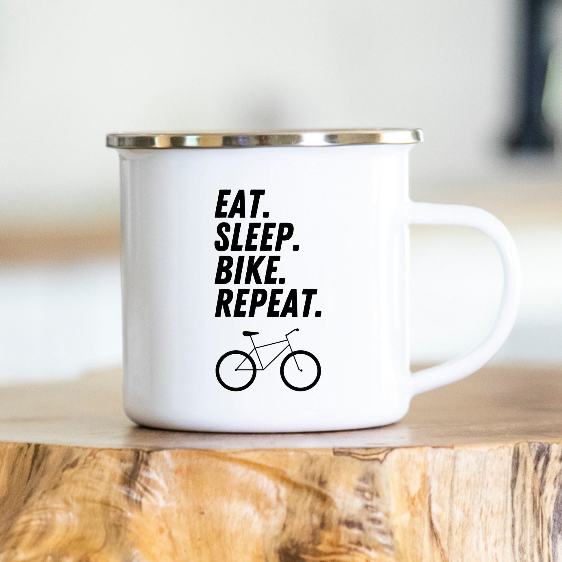 Eat sleep bike repeat - Tasse - Geschenk - Fahrradfahrer - Triathlon - Kollege - Freund - Fahrrad - Fahrradingenieur - Ingenieur