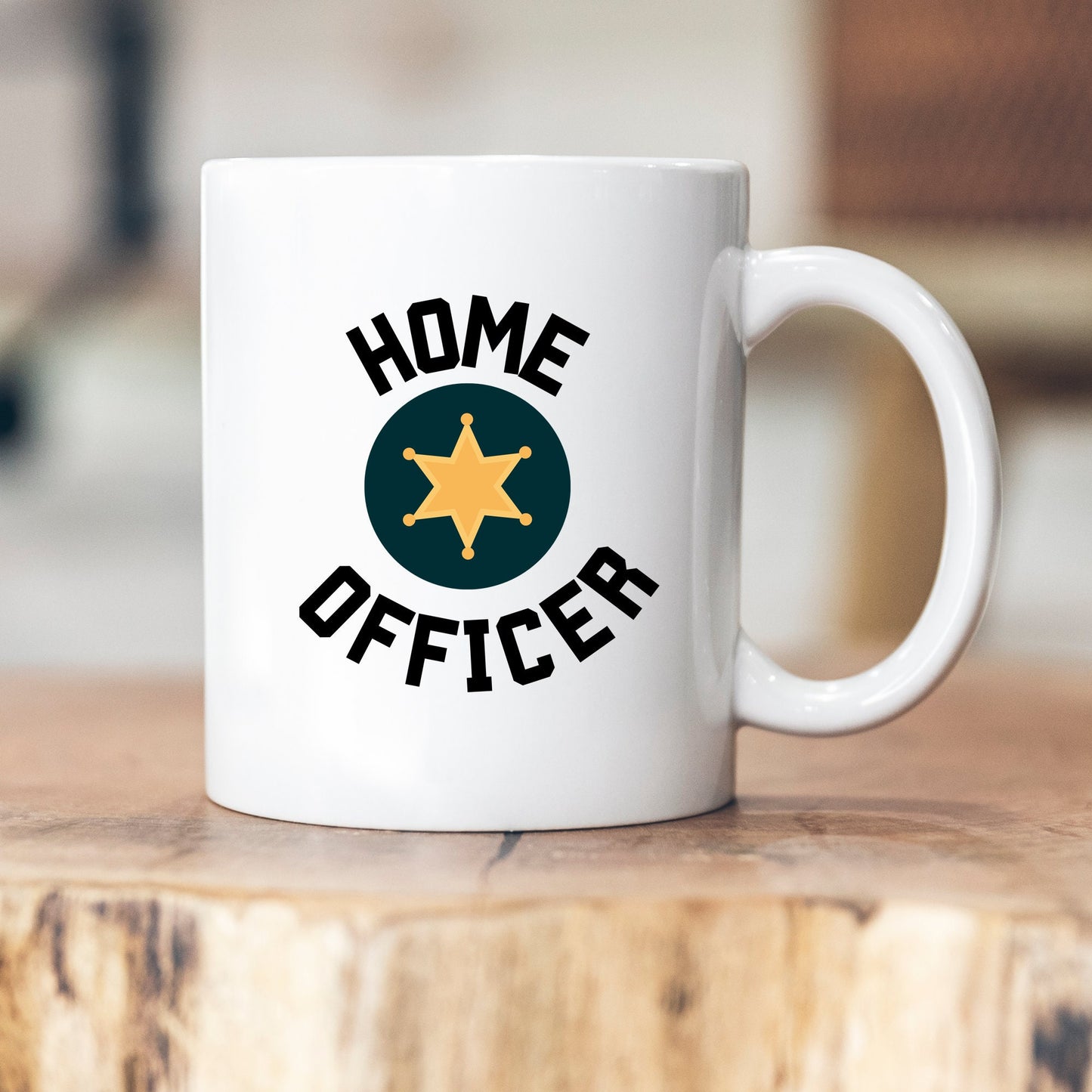 Home Officer Tasse - Geschenk - Home Office - Bürojob - Polizist