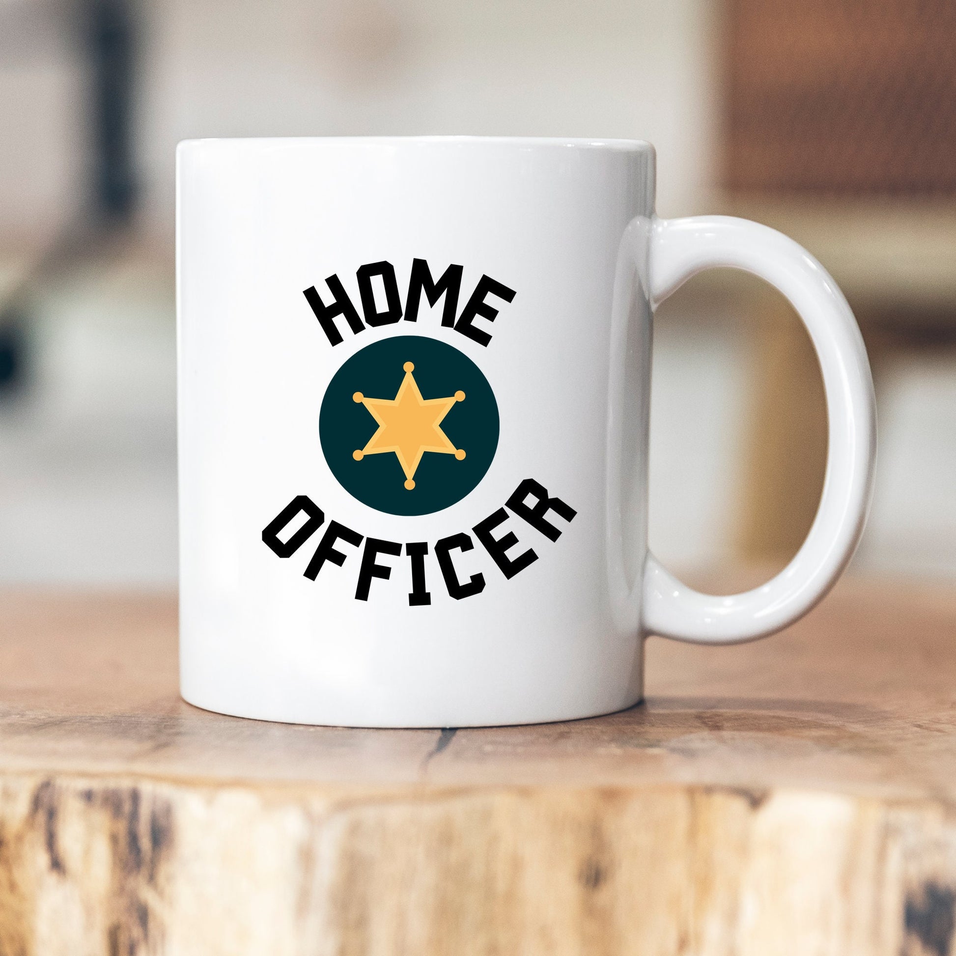 Home Officer Tasse - Geschenk - Home Office - Bürojob - Polizist