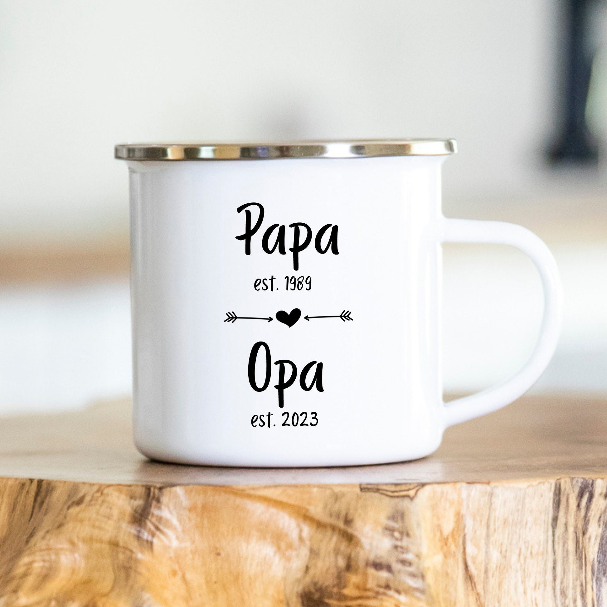 Mama est. 1991 - Oma est. 2022 - personalisierte Tasse - Jahreszahl - Schwangerschaft - Verkündung - Geschenk - Geschenkidee