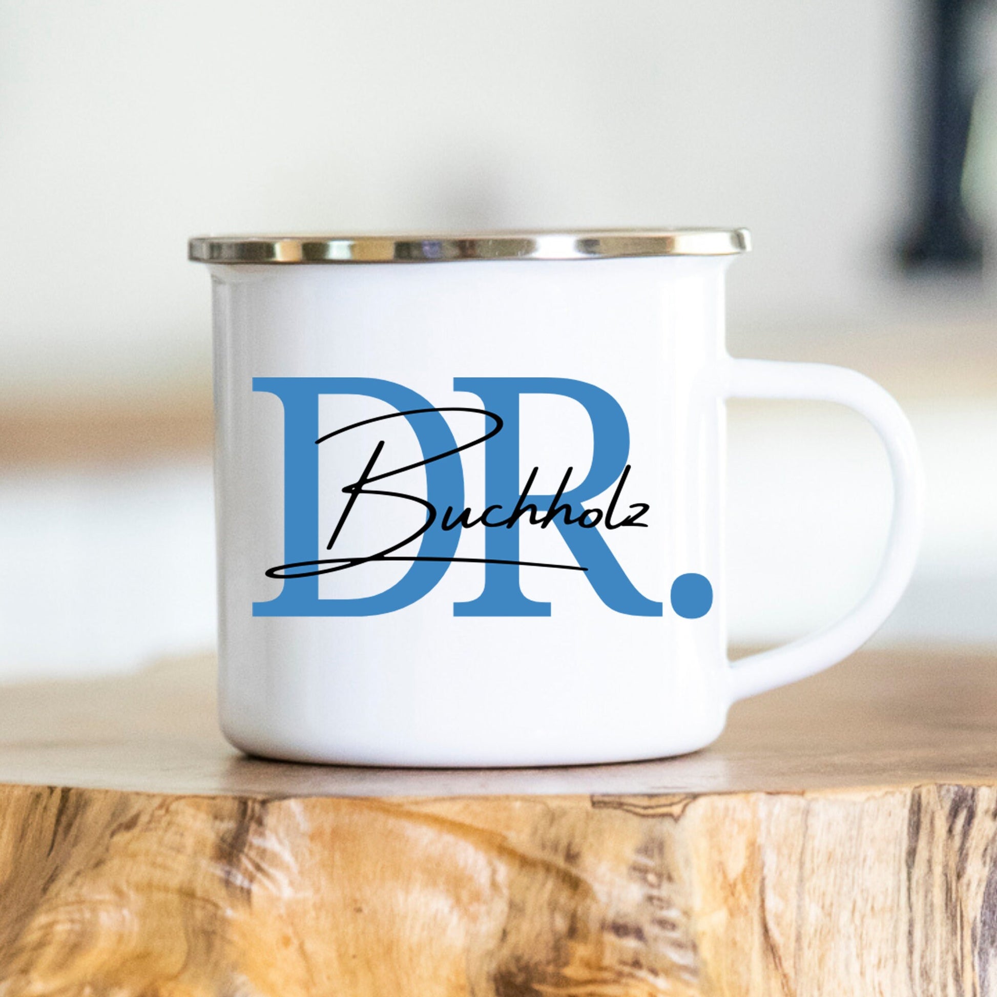 Personalisierte Doktor-Tasse - Abschluss - personalisiert - Geschenk - Uni - Doktorarbeit - Name