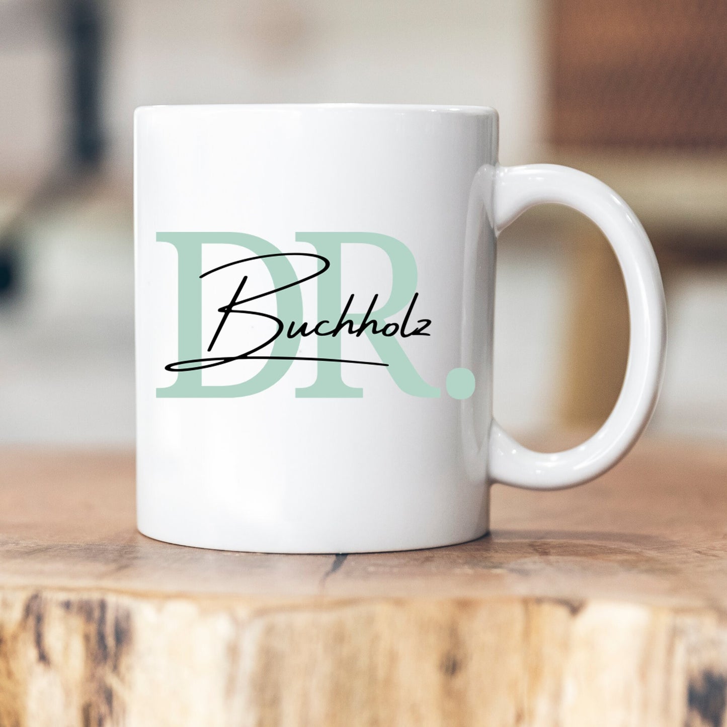 Personalisierte Doktor-Tasse - Abschluss - personalisiert - Geschenk - Uni - Doktorarbeit - Name
