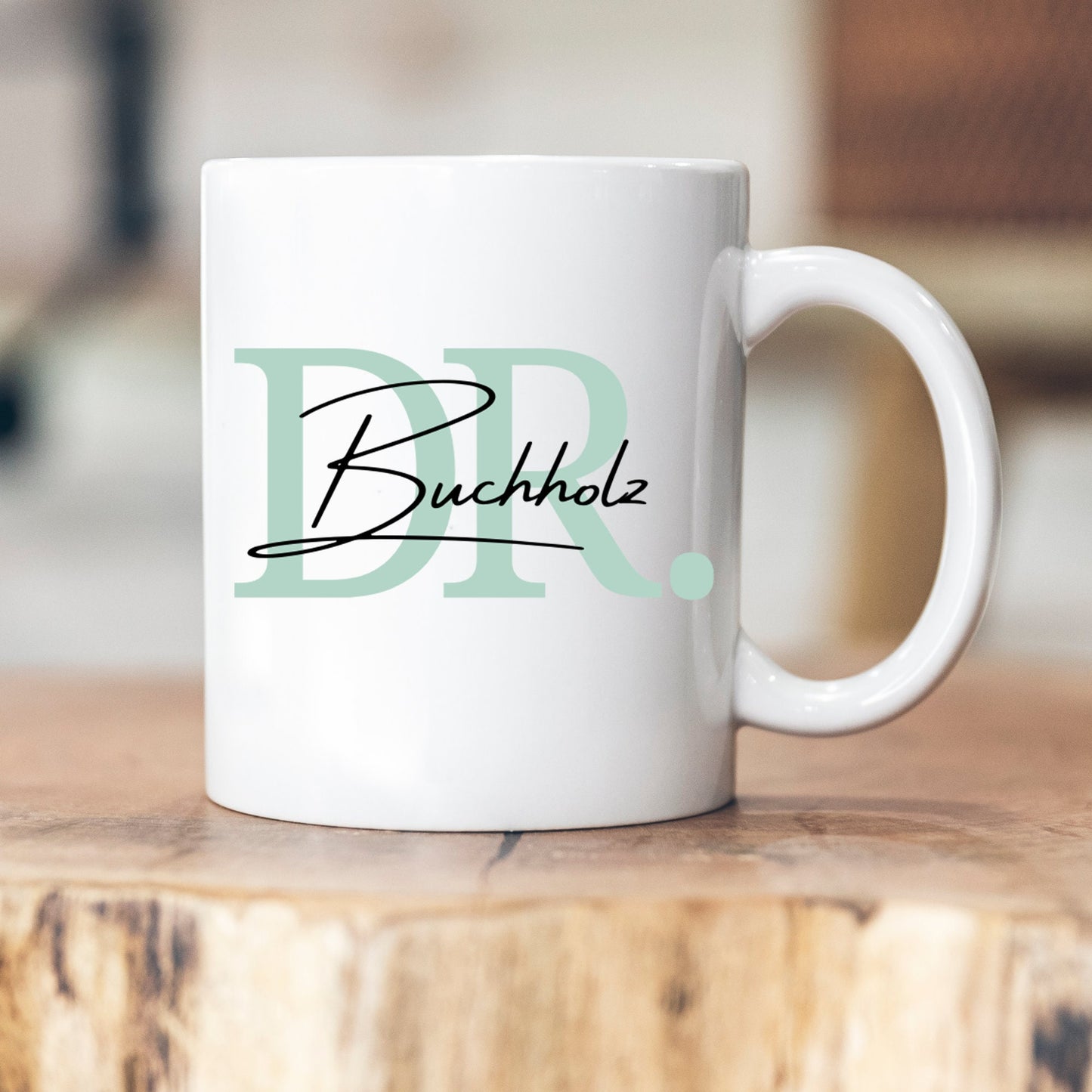 Personalisierte Doktor-Tasse - Abschluss - personalisiert - Geschenk - Uni - Doktorarbeit - Name