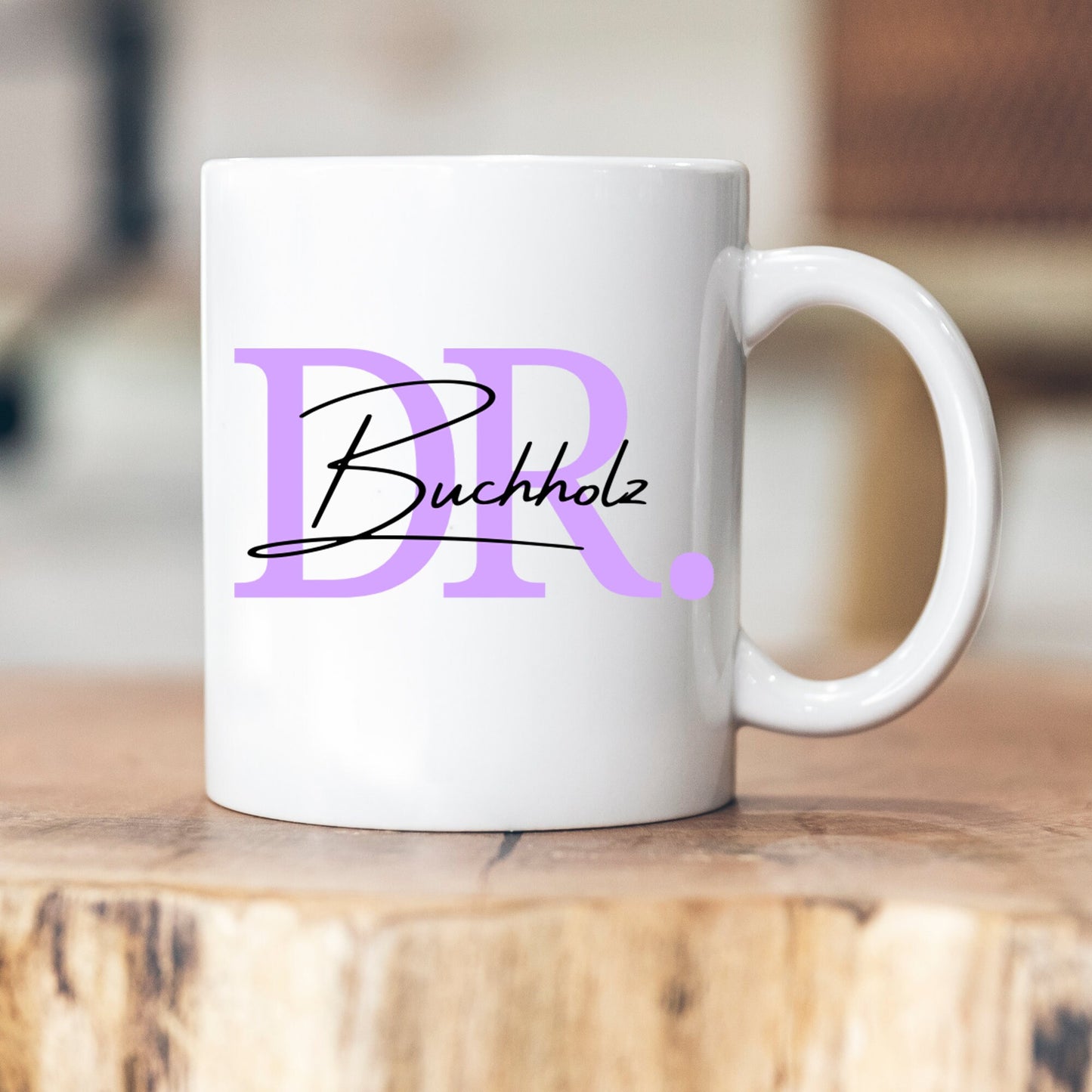 Personalisierte Doktor-Tasse - Abschluss - personalisiert - Geschenk - Uni - Doktorarbeit - Name
