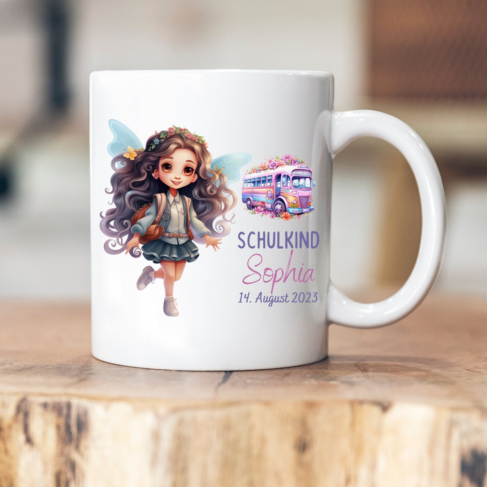 Emaille Einschulung Geschenk Junge Mädchen Kinderbecher Tasse Personalisiert Kita Kindergarten Kinder