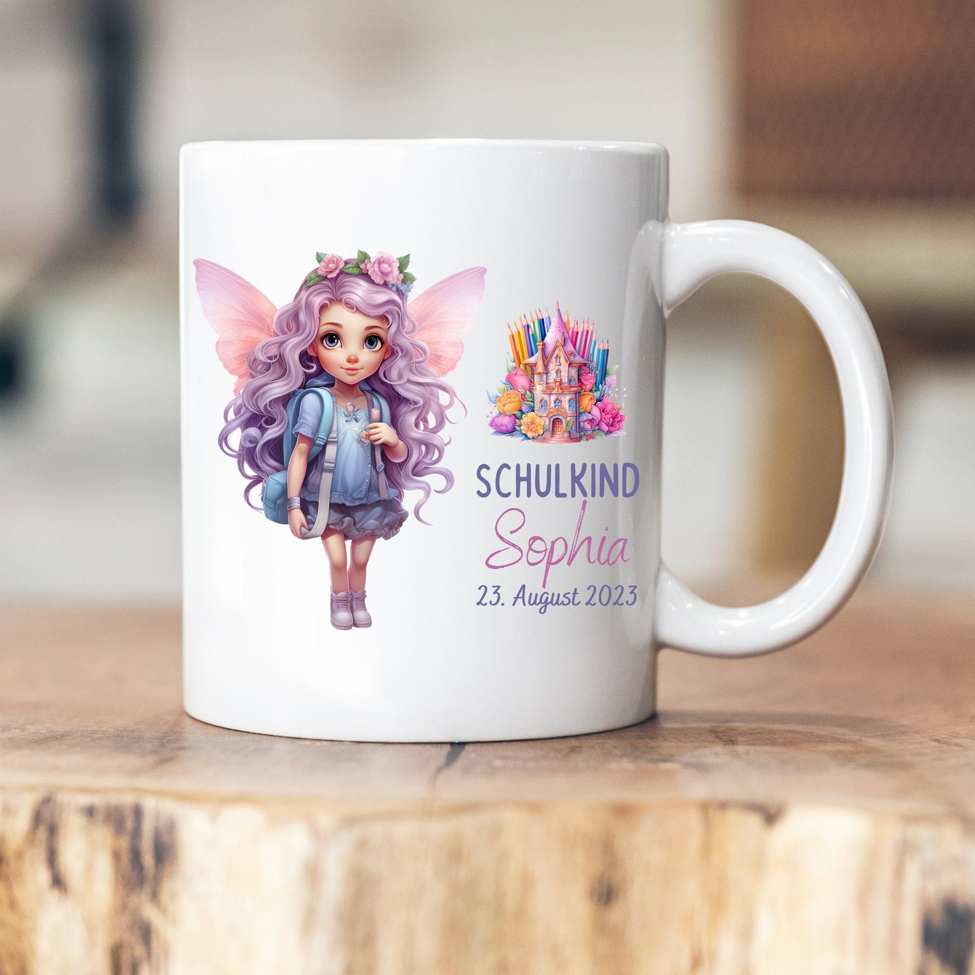 Emaille Einschulung Geschenk Junge Mädchen Kinderbecher Tasse Personalisiert Kita Kindergarten Kinder