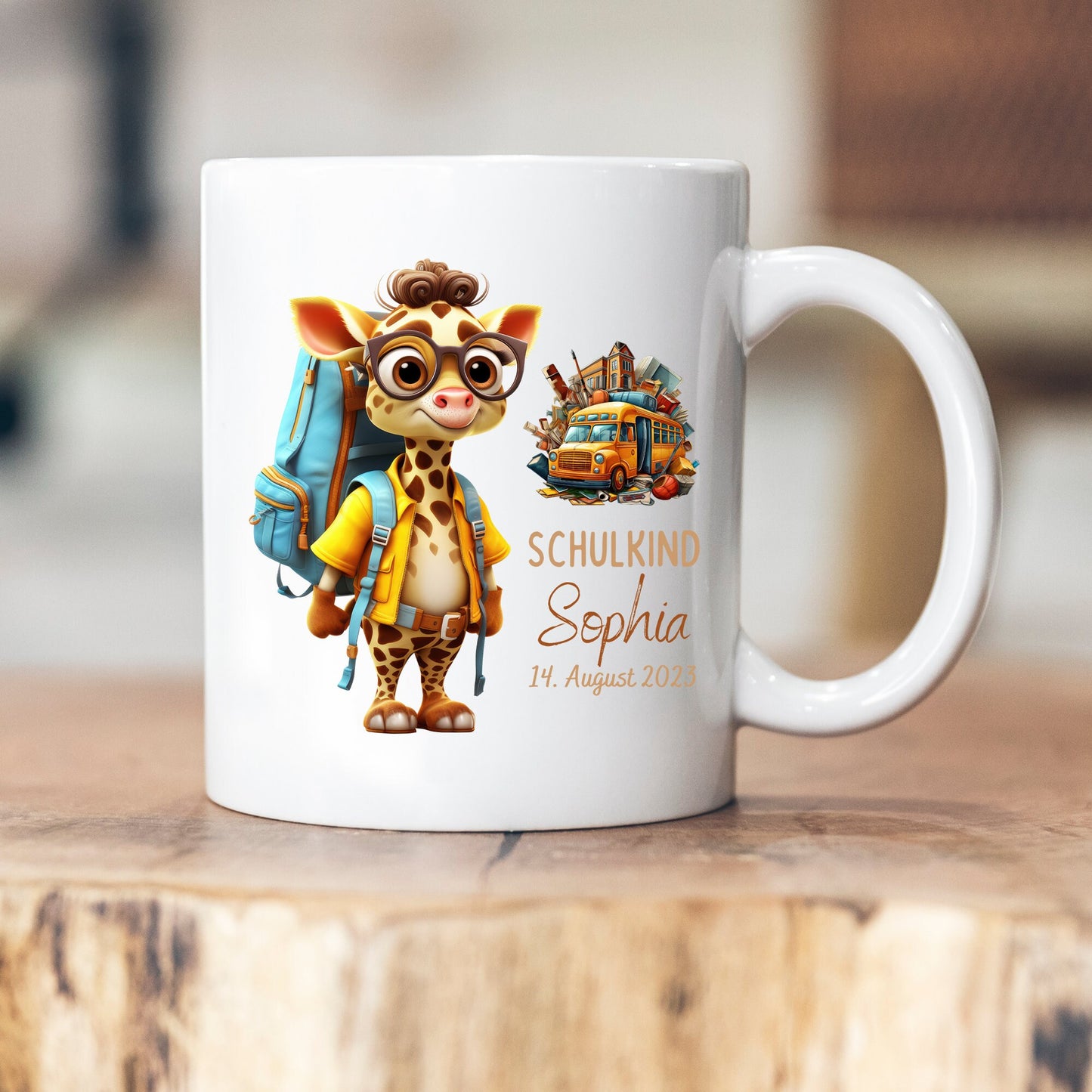 Emaille Tasse Personalisiert Einschulung Geschenk Kinderbecher Kita Kindergarten Kinder Geschenk