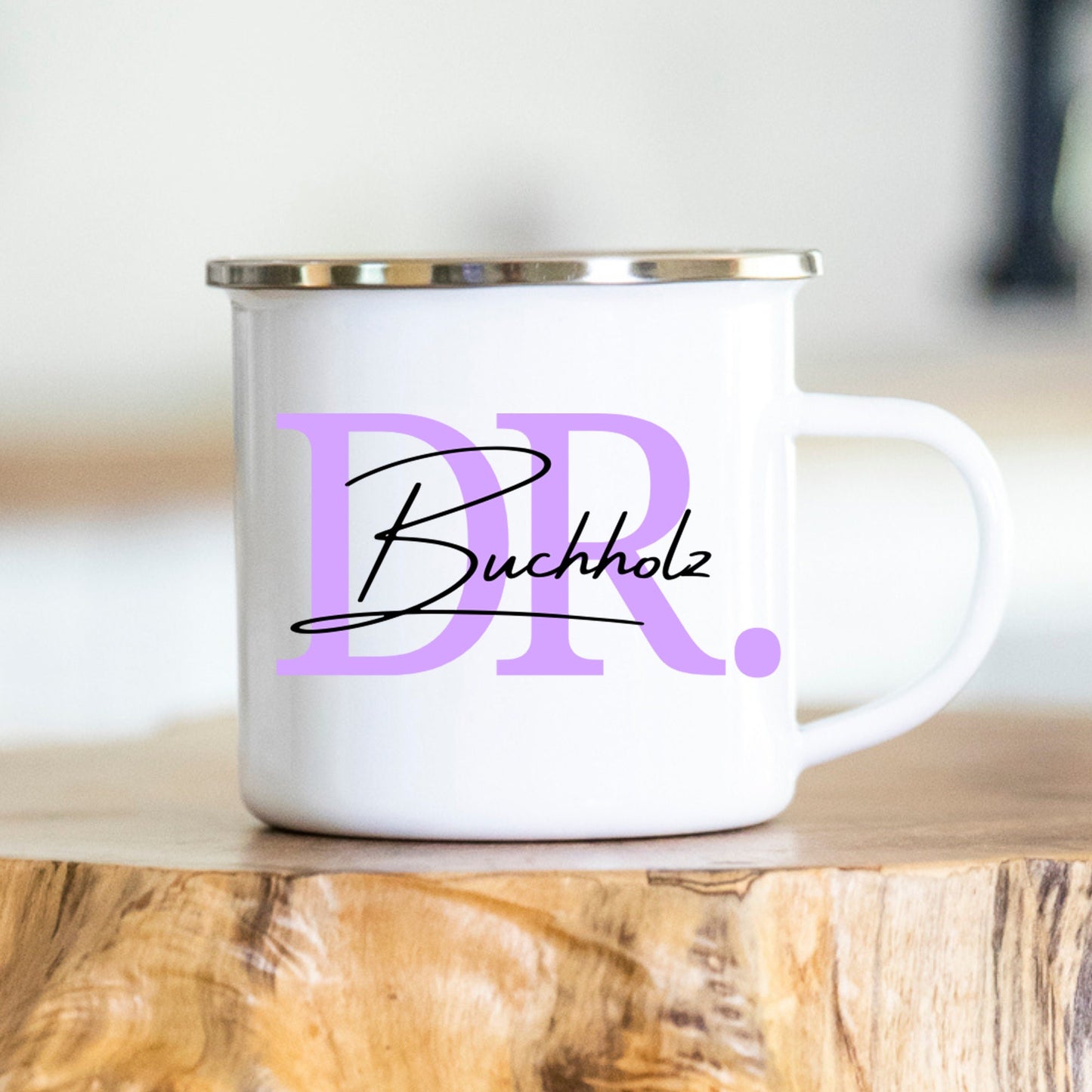 Personalisierte Doktor-Tasse - Abschluss - personalisiert - Geschenk - Uni - Doktorarbeit - Name