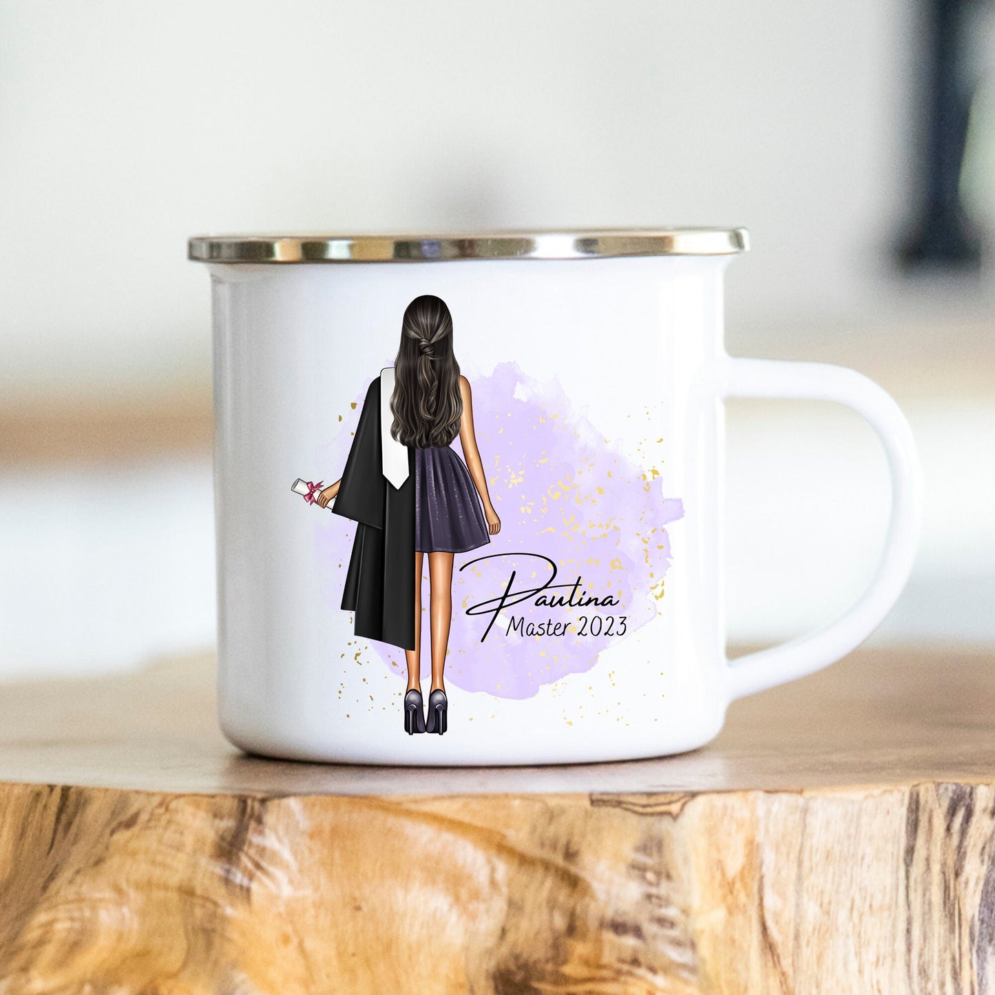 Tasse Abschluss - Personalisierbare Tasse - Bachelor - Master - Doktor - Absolvent - Geschenk - Name - Graduation - Studentin