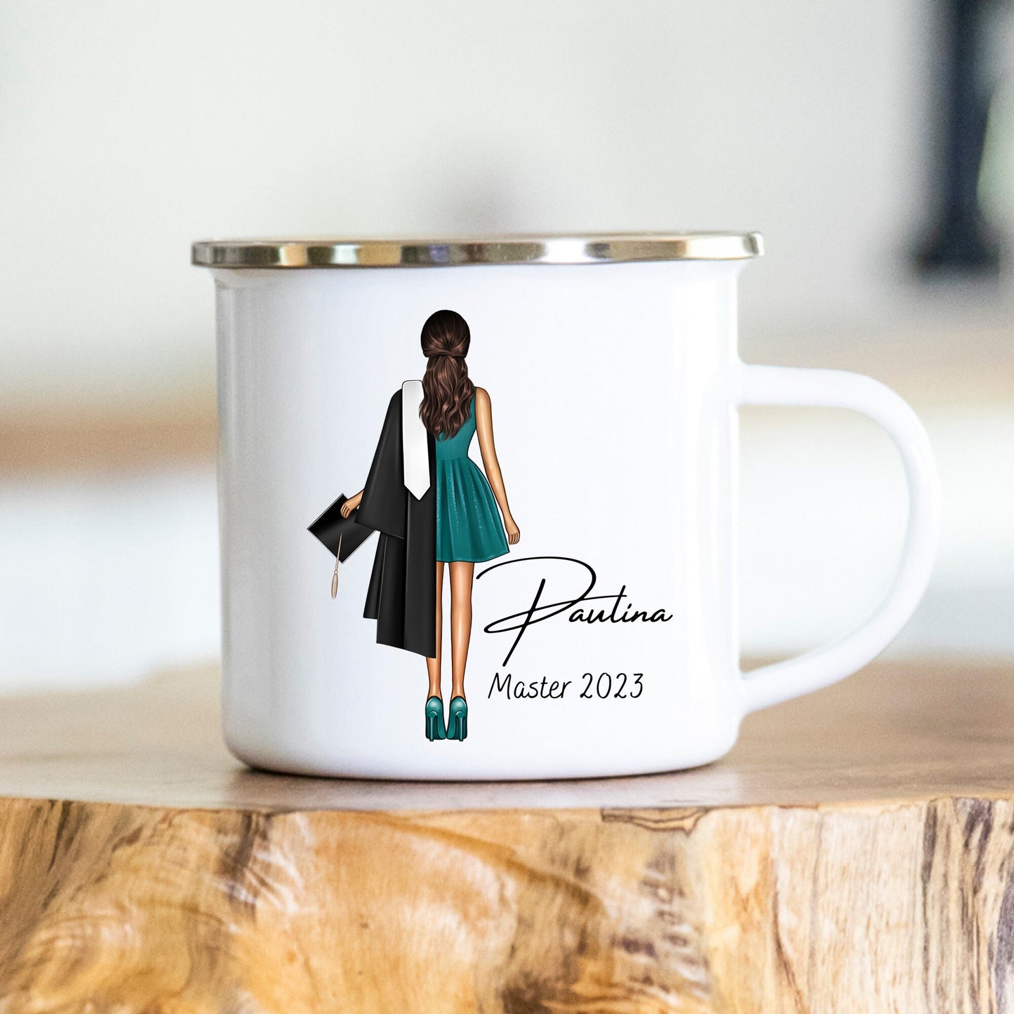 Tasse Abschluss - Personalisierbare Tasse - Bachelor - Master - Doktor - Absolvent - Geschenk - Name - Graduation - Studentin