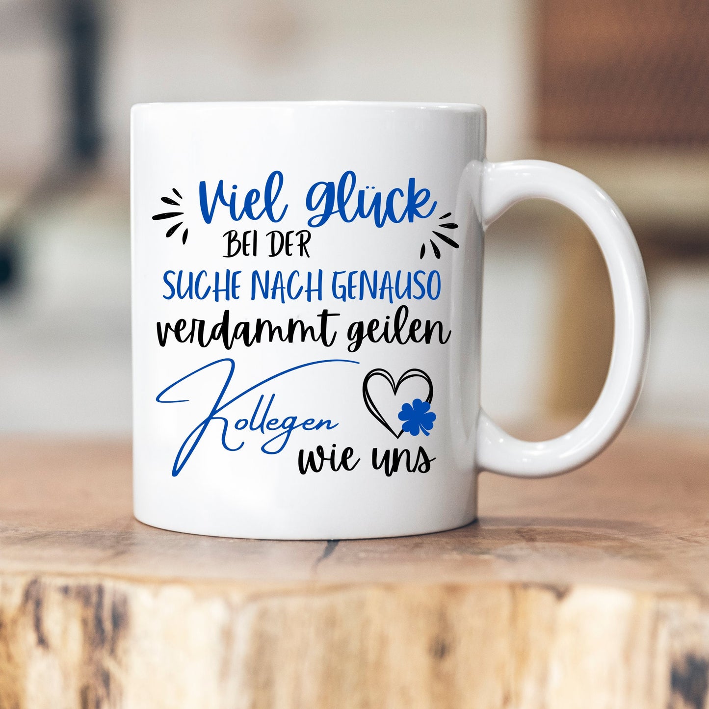 Personalisierbare Tasse - Tasse - Kollegen -Kolleginnen - Abschiedsgeschenk - Emaille - Keramik