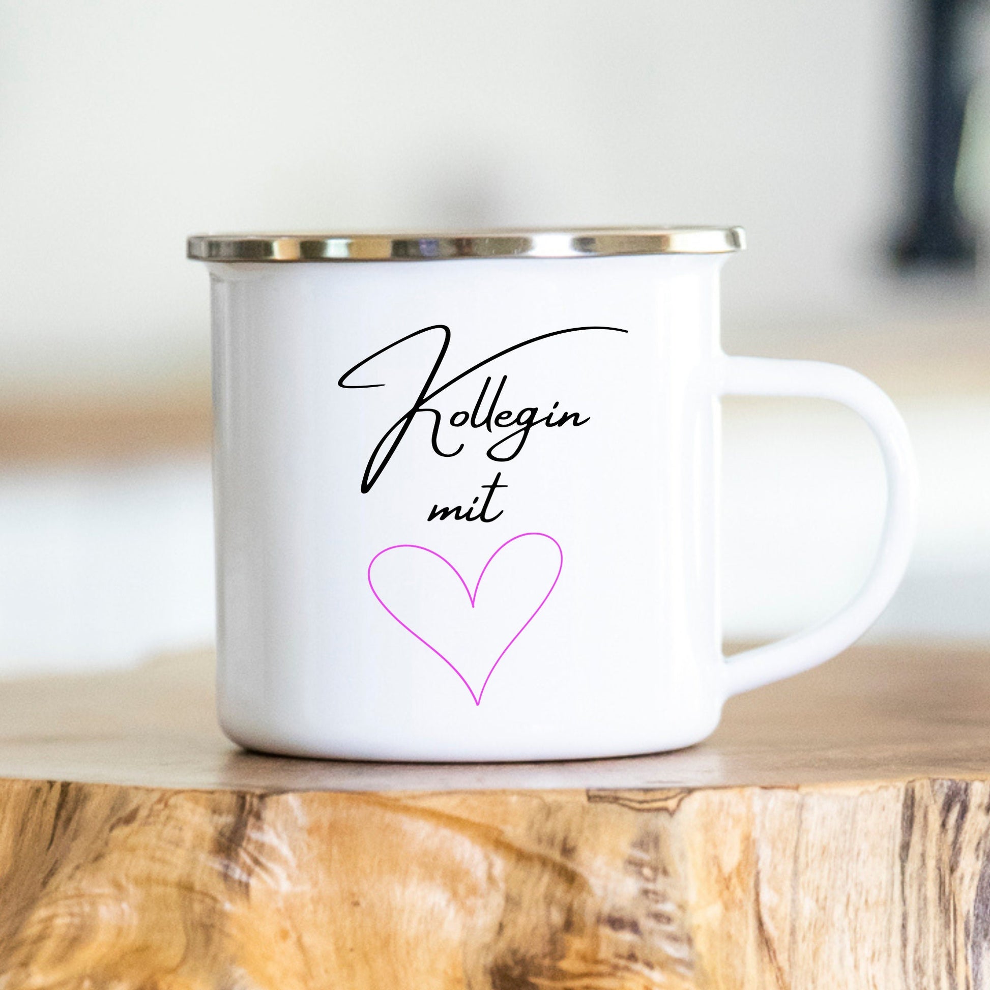 Personalisierbare Tasse - Tasse - Kollegin - Geschenk - Emaille - Keramik