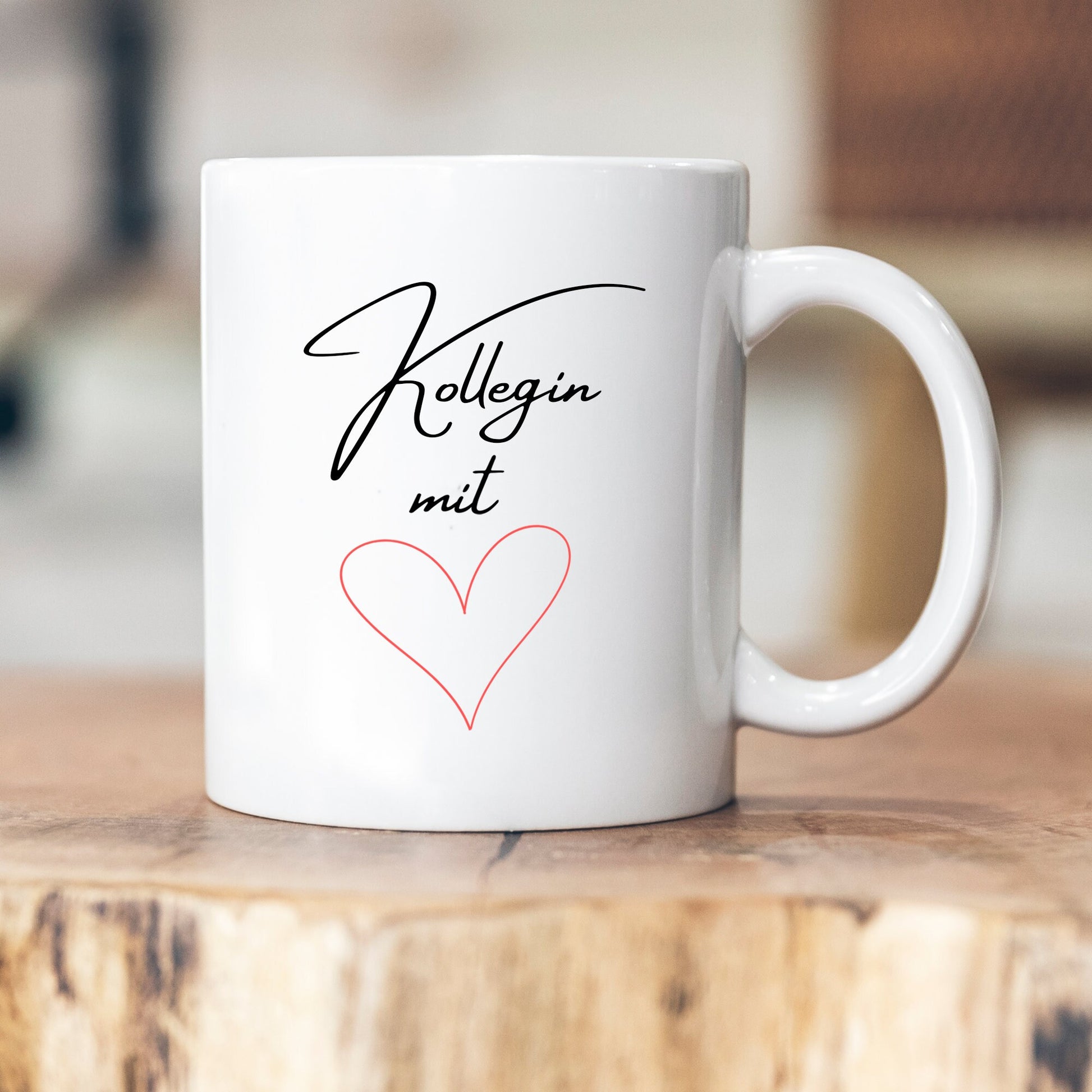 Personalisierbare Tasse - Tasse - Kollegin - Geschenk - Emaille - Keramik