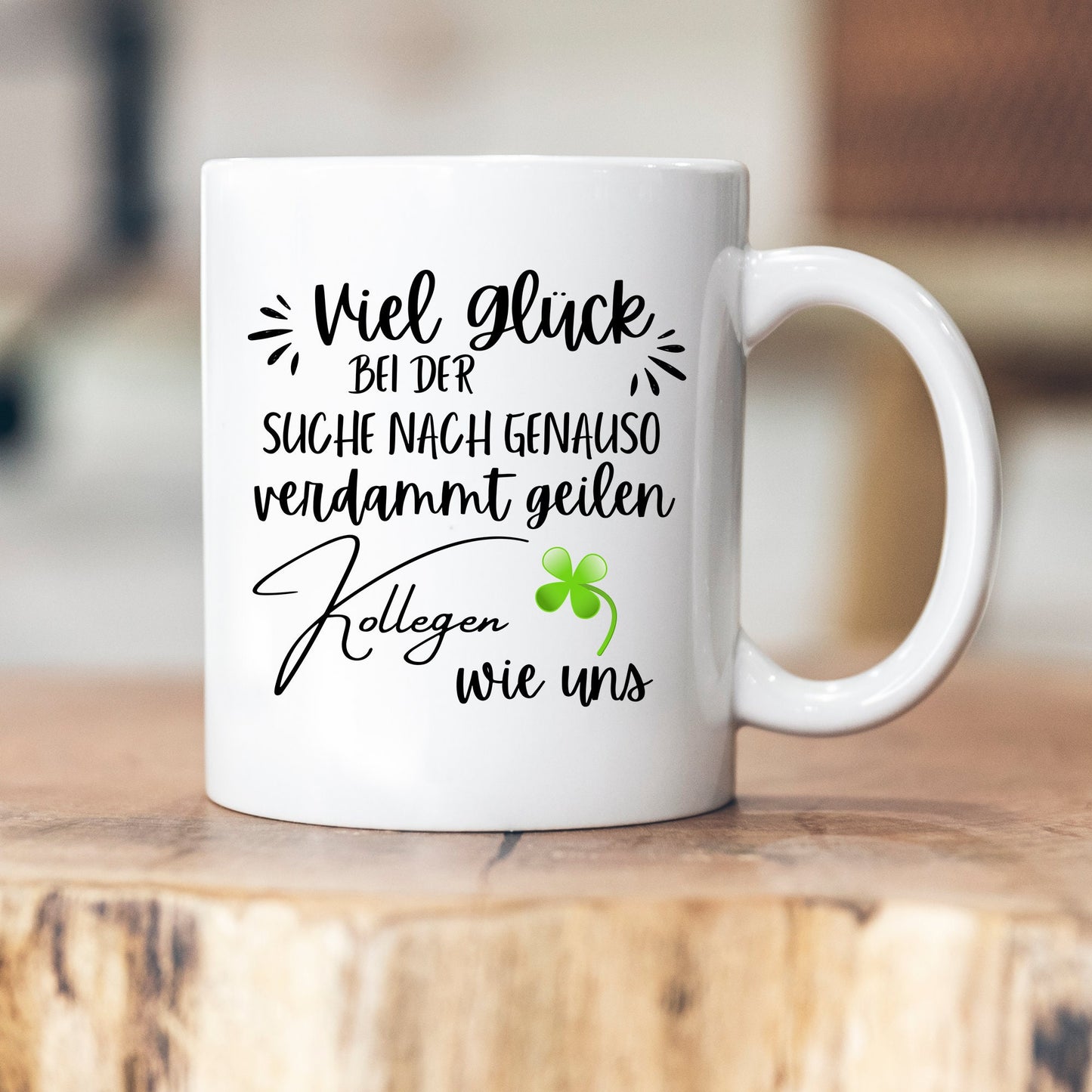 Personalisierbare Tasse - Tasse - Kollegen -Kolleginnen - Abschiedsgeschenk - Emaille - Keramik