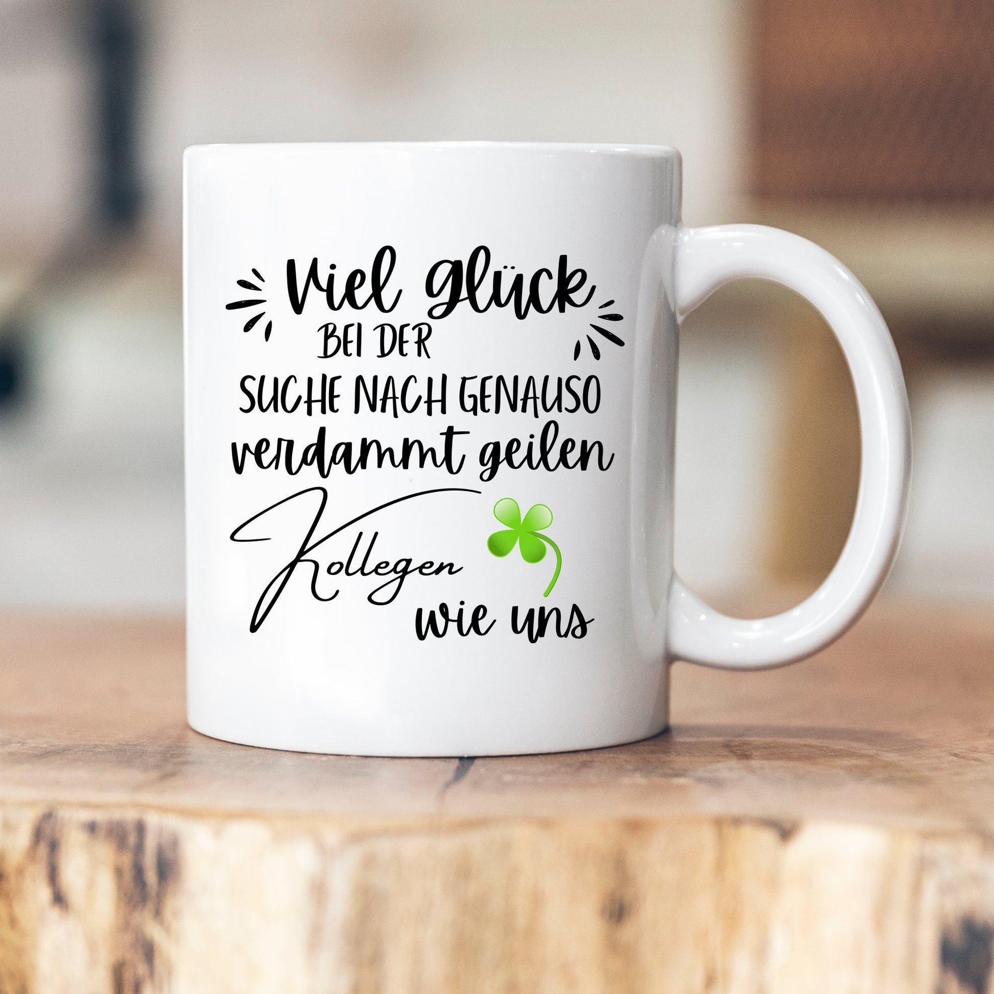 Personalisierbare Tasse - Tasse - Kollegen -Kolleginnen - Abschiedsgeschenk - Emaille - Keramik