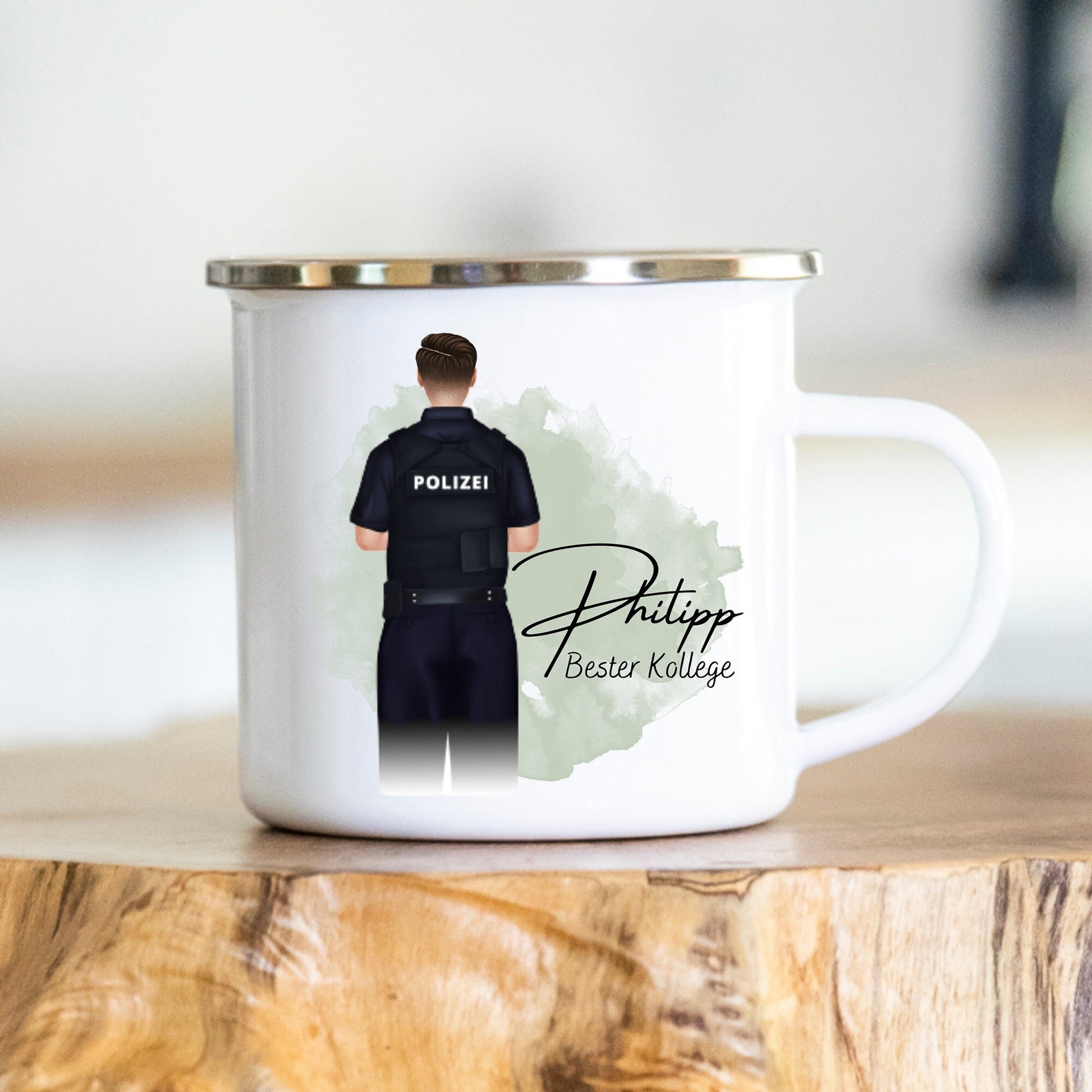 Polizei - Tasse - Polizist - Polizistin - Kollege - Kollegin