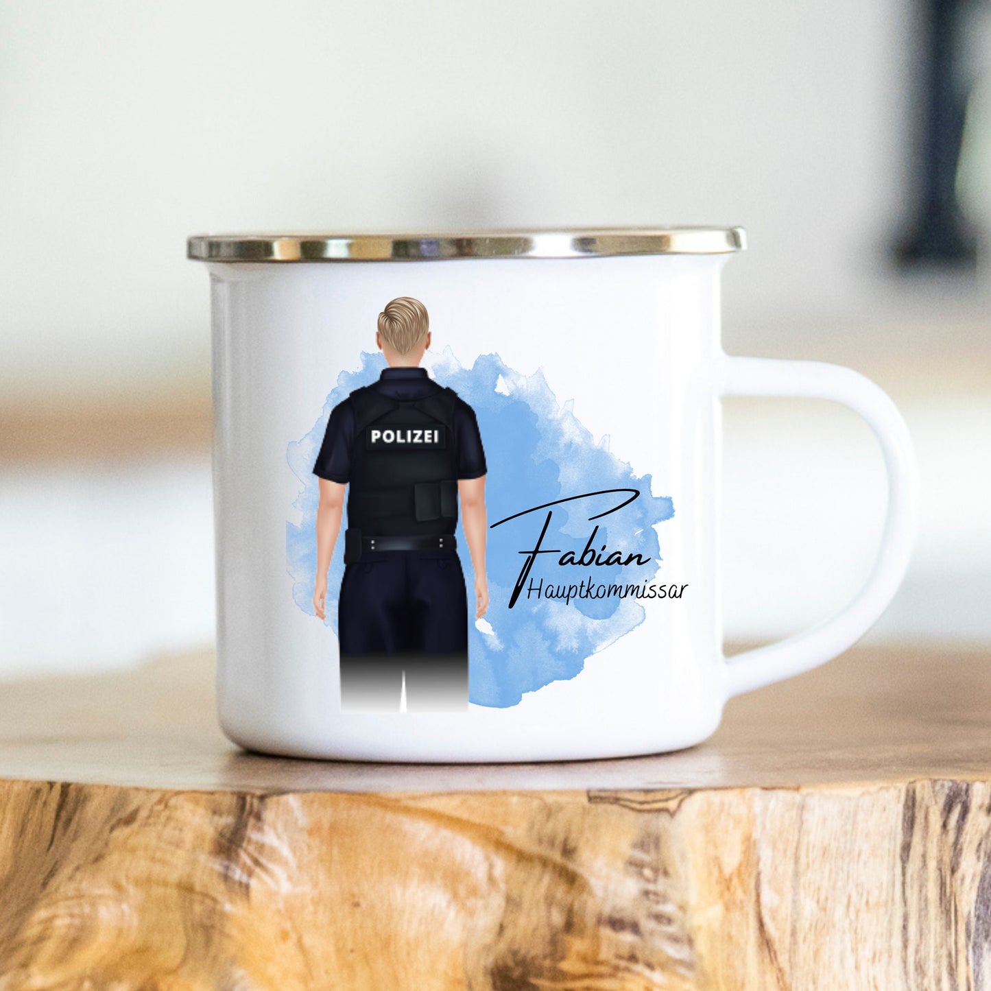 Polizei - Tasse - Polizist - Polizistin - Kollege - Kollegin