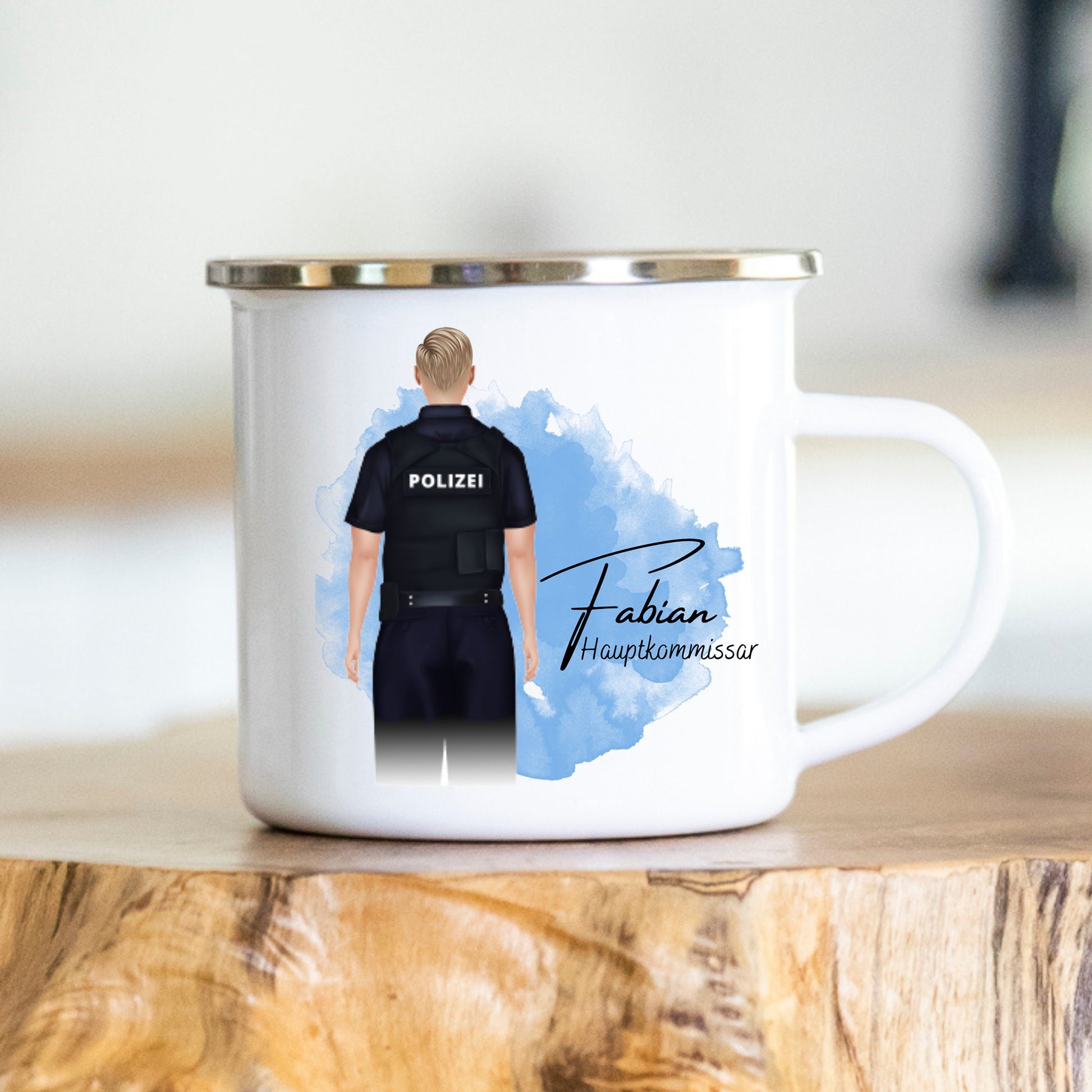 Polizei - Tasse - Polizist - Polizistin - Kollege - Kollegin