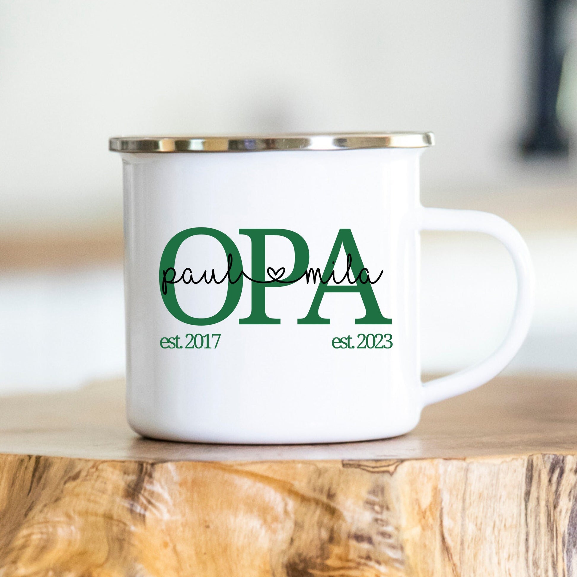 Tasse Mama Oma Tochter Geschenk Papa Opa personalisiert verschiedene Farben/Jahreszahlen