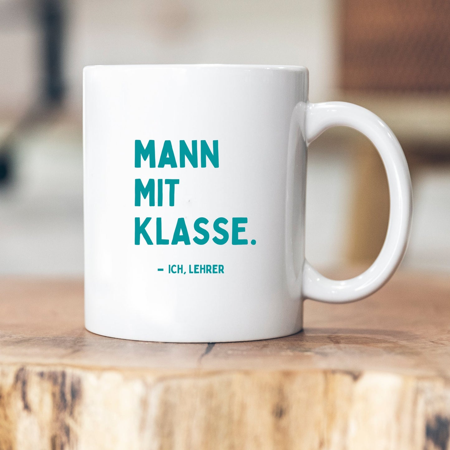 Lustige Lehrerin Lehrer -Tasse - Ich bin eine Frau mit Klasse / Mann mit Klasse - Geschenkidee für Lehrerin - personalisiert
