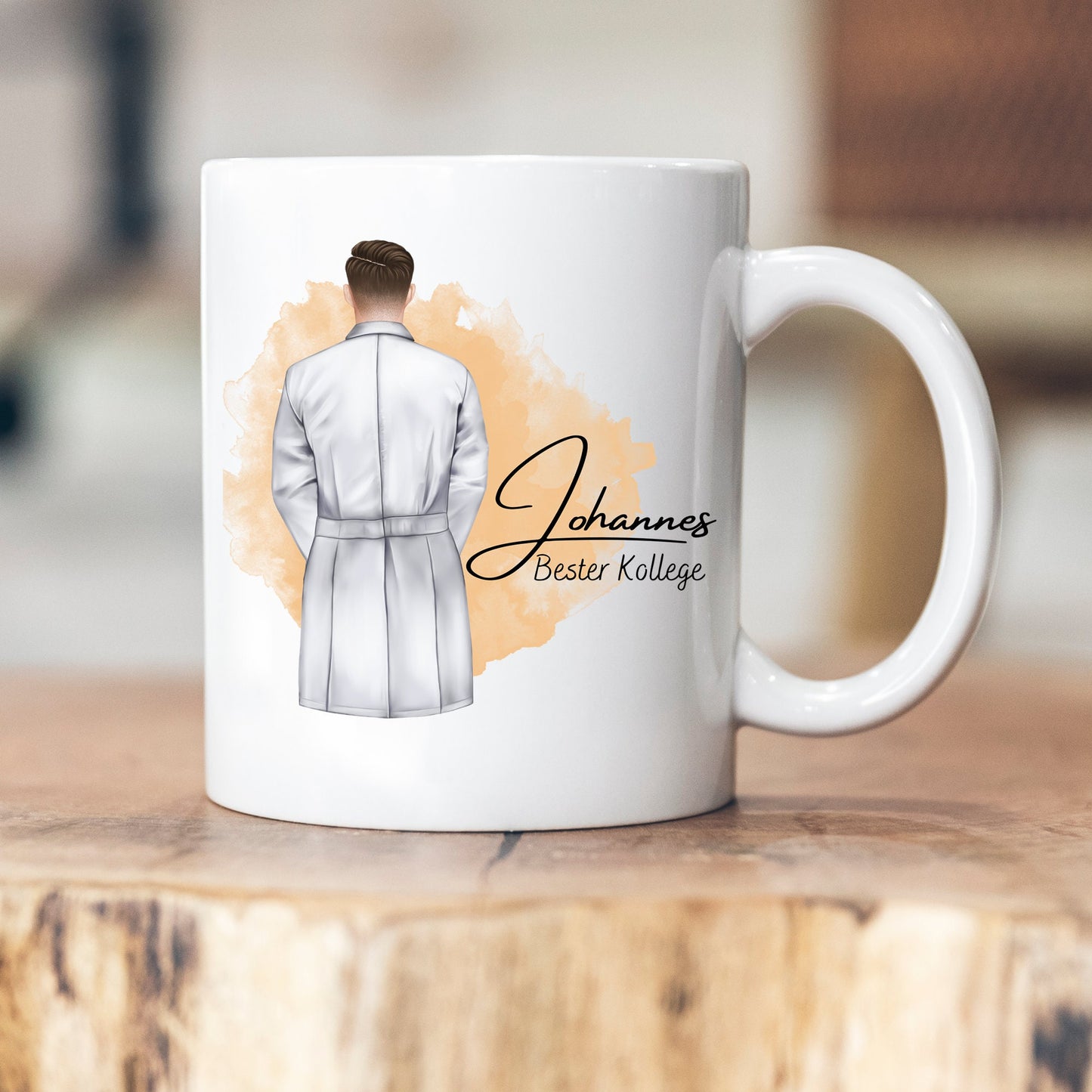 Personalisierbare Tasse - Arzt - verschiedenes Material - Emaille - Keramik Geschenk - Name -Kollege