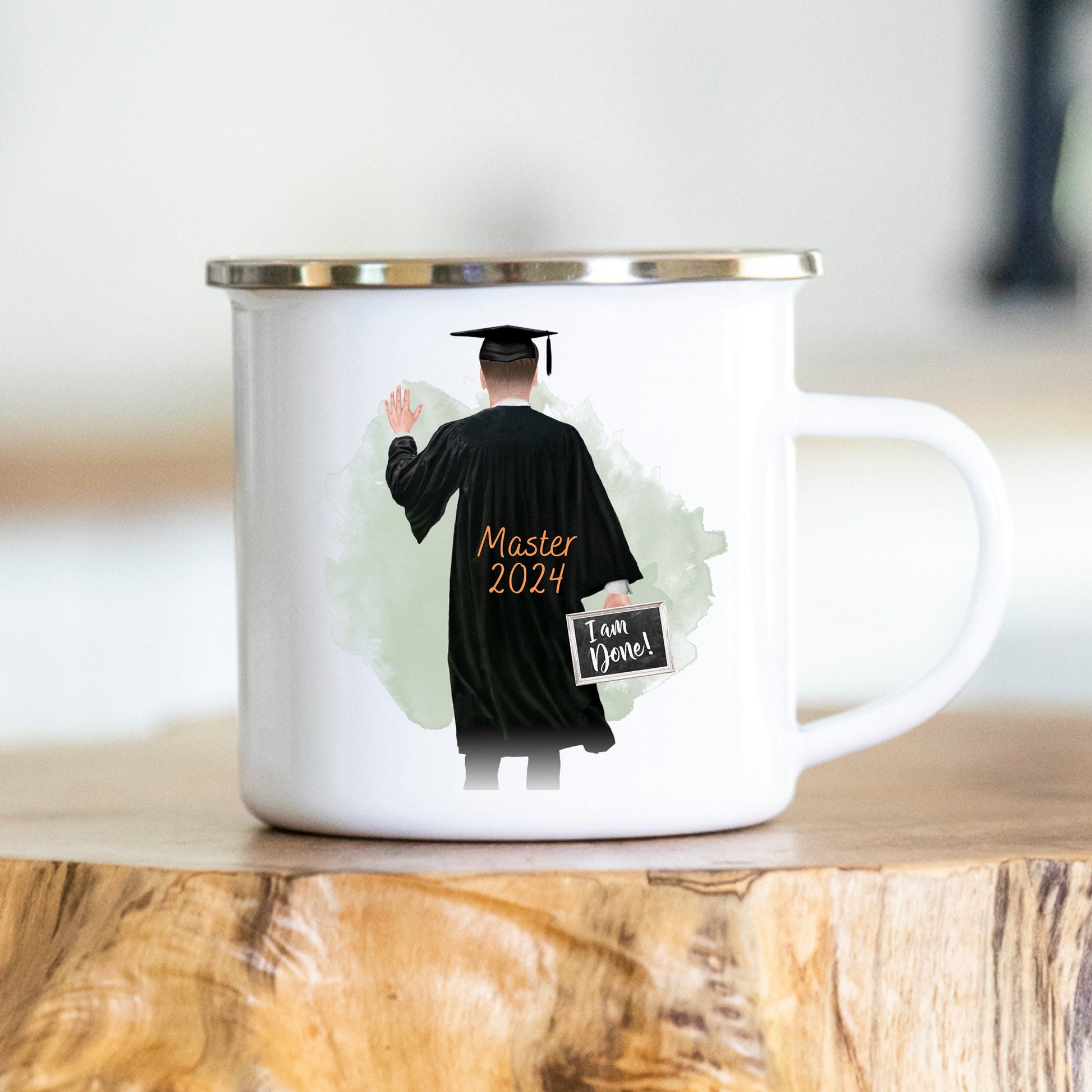 Master Bachelor Doktor Geschenk Tasse personalisiert Prüfung bestanden Geschenk Abschluss