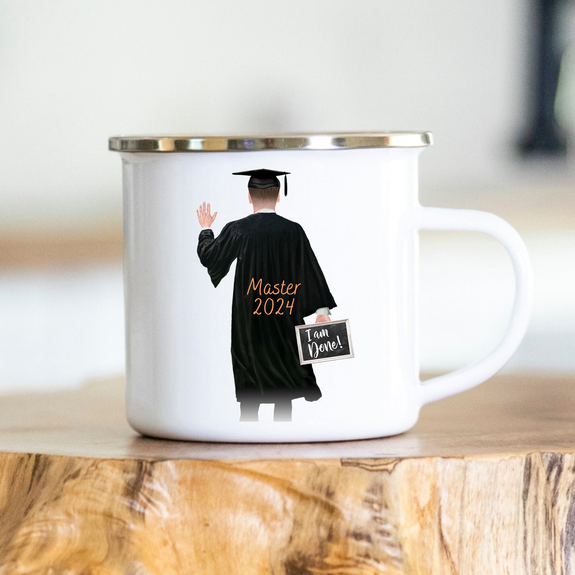 Master Bachelor Doktor Geschenk Tasse personalisiert Prüfung bestanden Geschenk Master Abschluss