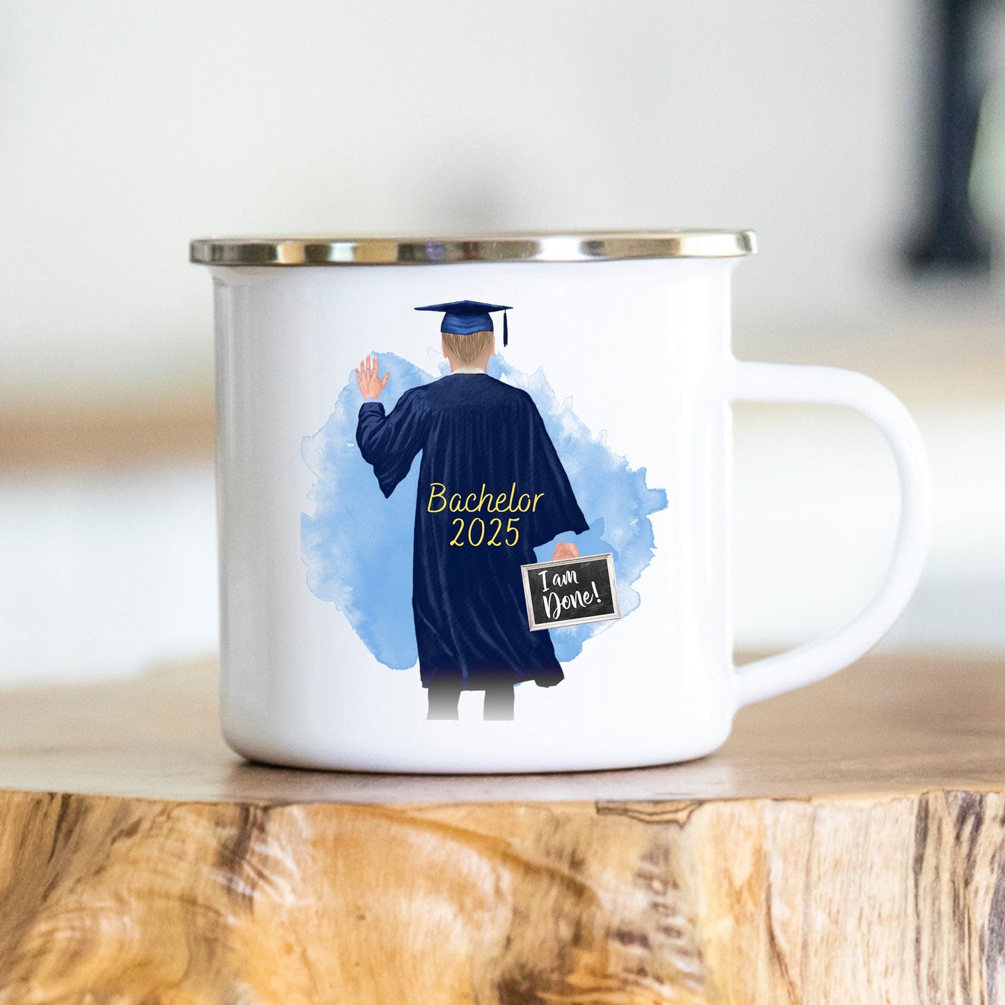 Master Bachelor Doktor Geschenk Tasse personalisiert Prüfung bestanden Geschenk Master Abschluss