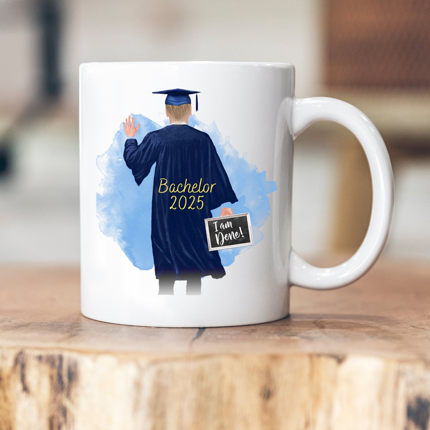 Master Bachelor Doktor Geschenk Tasse personalisiert Prüfung bestanden Geschenk Master Abschluss