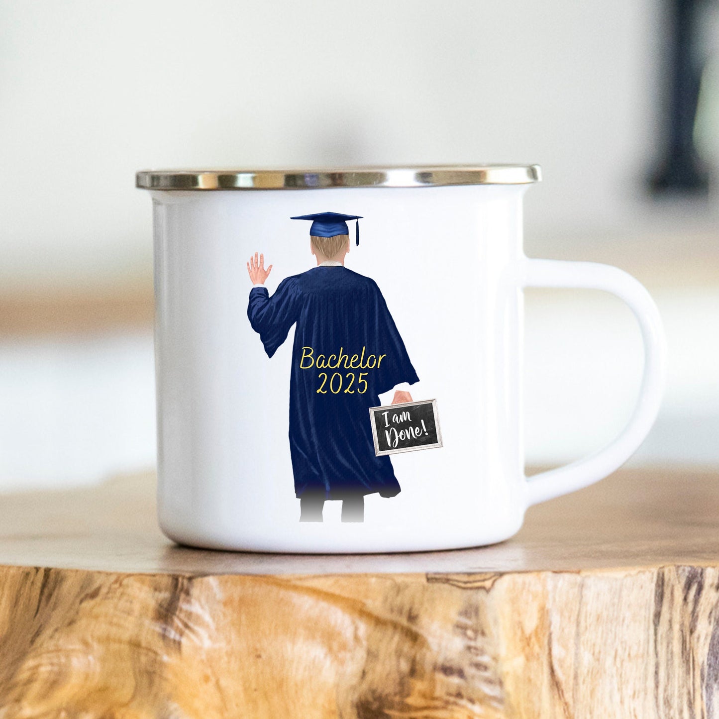 Master Bachelor Doktor Geschenk Tasse personalisiert Prüfung bestanden Geschenk Master Abschluss